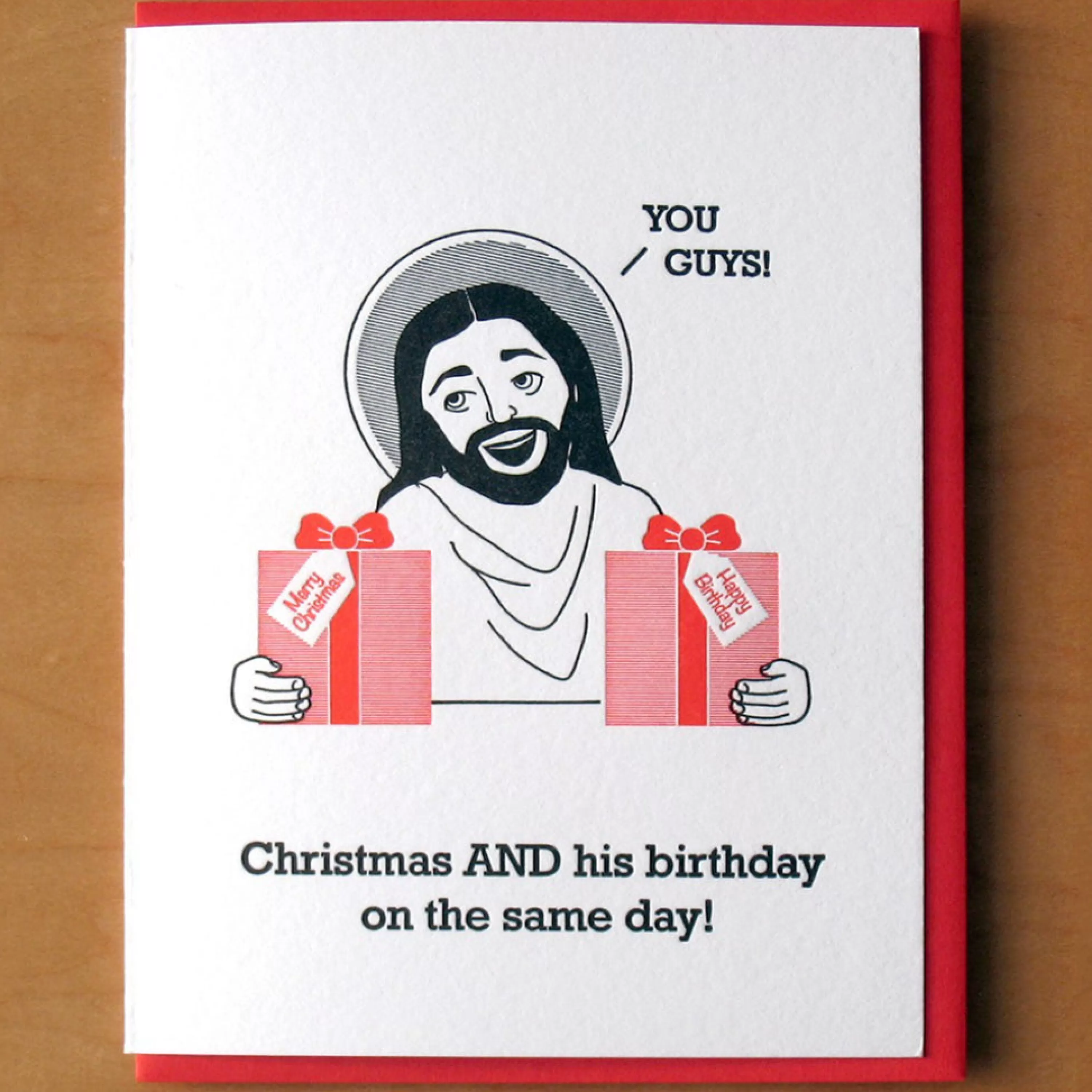 McBitterson's Christmas & Jesus' Birthday Card