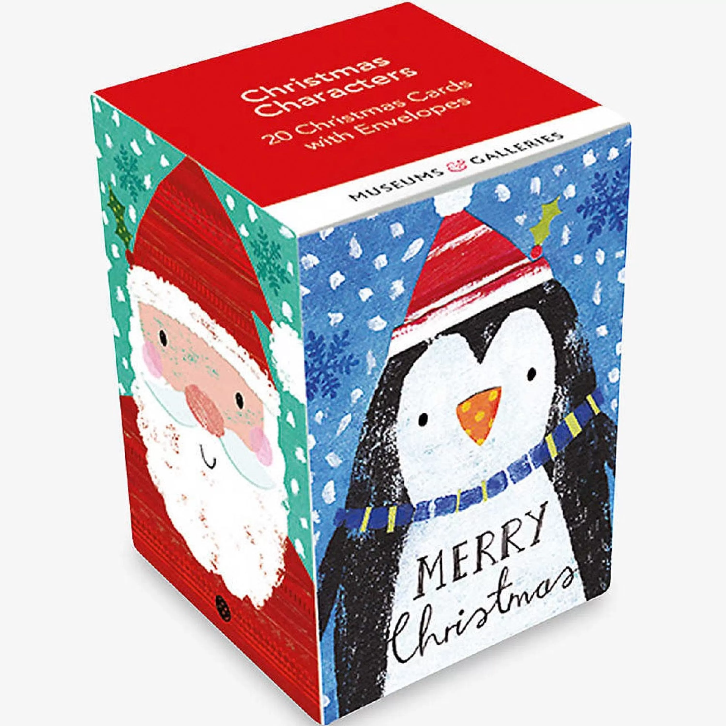 Museums & Galleries Christmas Characters Mini Cube Box Holiday Cards