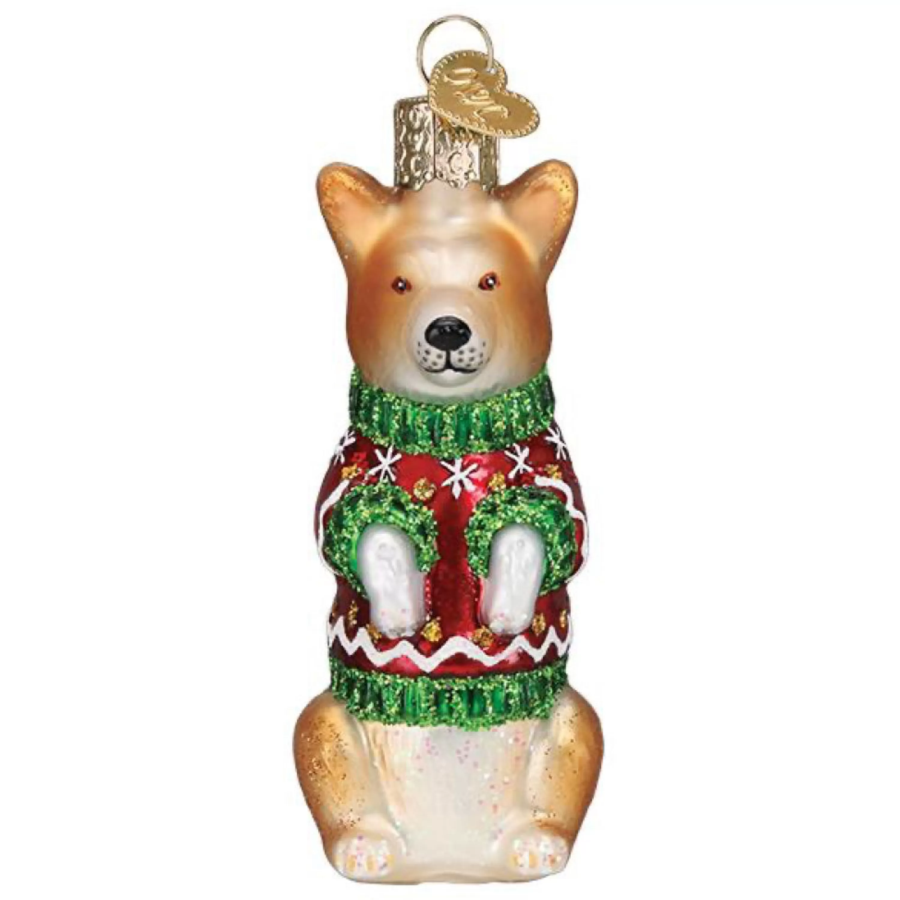 Old World Christmas Christmas Corgi Ornament