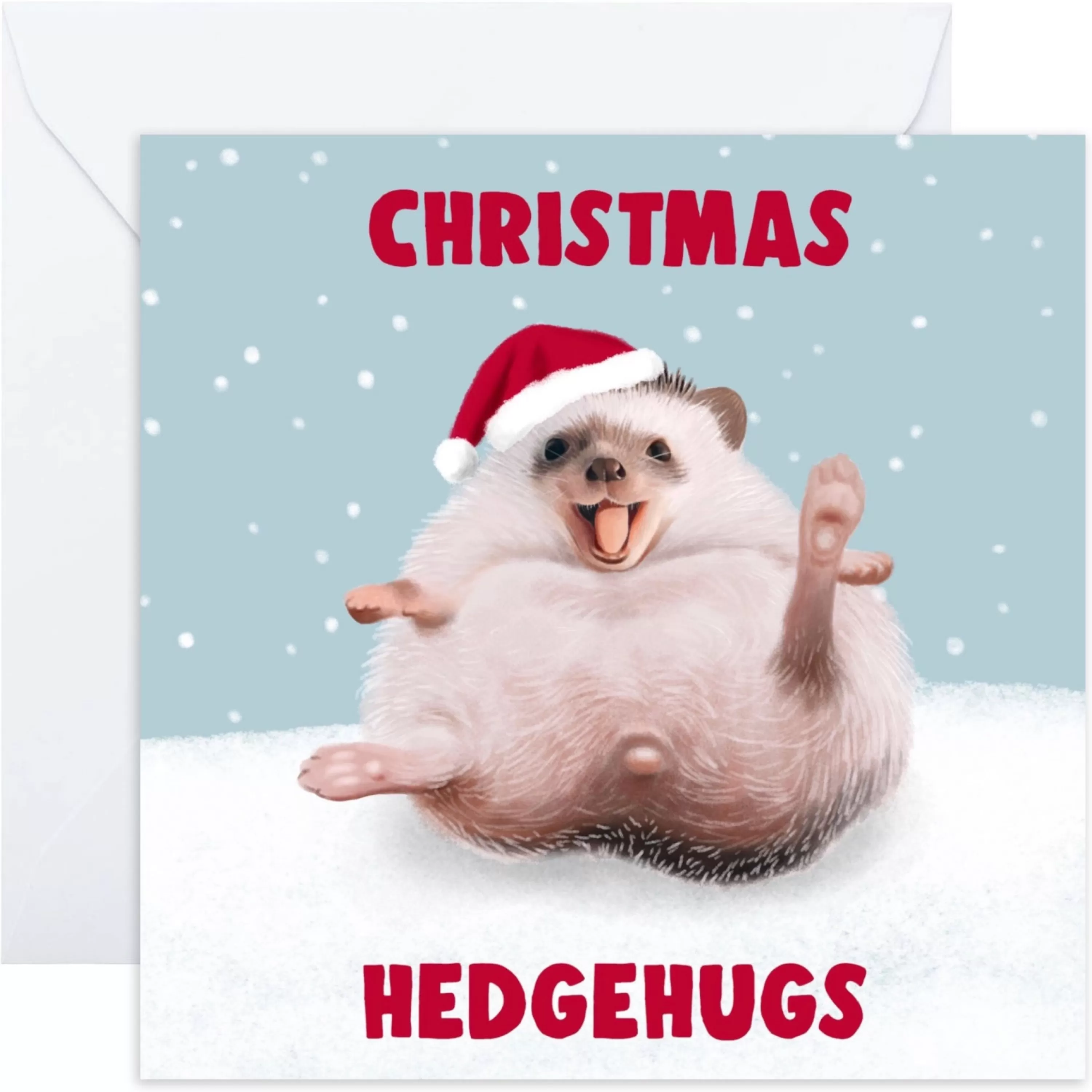 Central 23 Christmas Hedgehugs Card