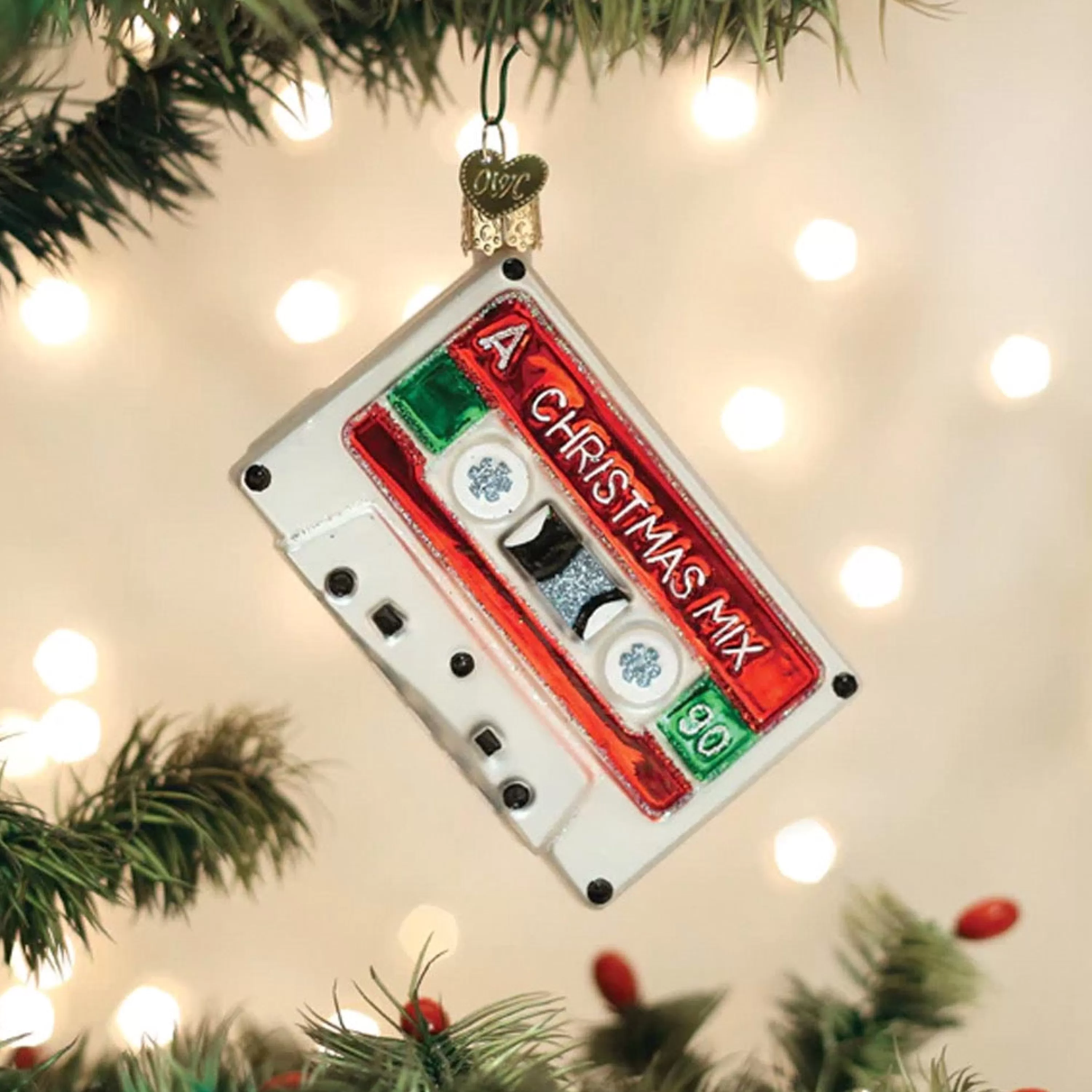 Old World Christmas Christmas Mixtape Ornament