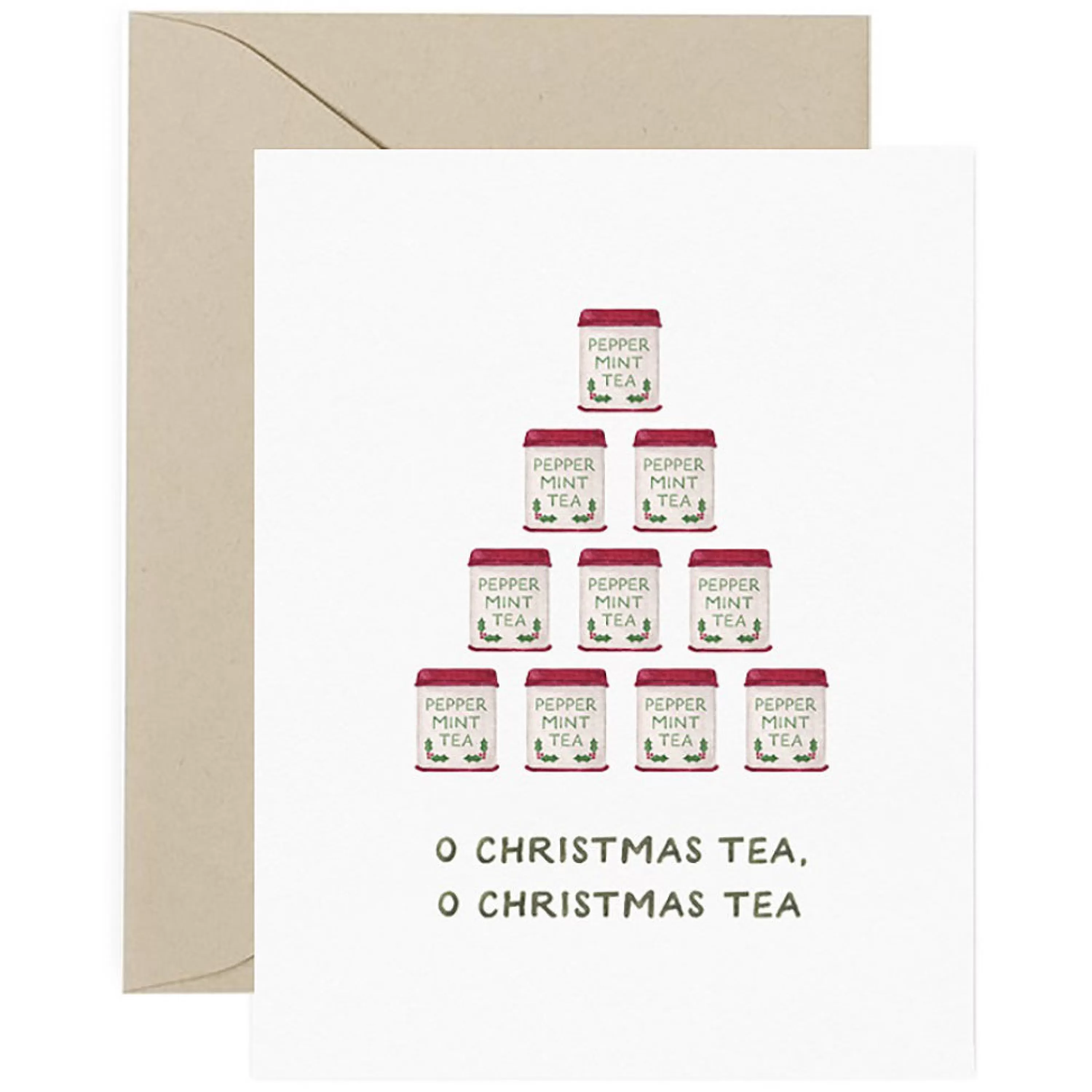 Amy Zhang Creative Christmas Tea Holiday Card