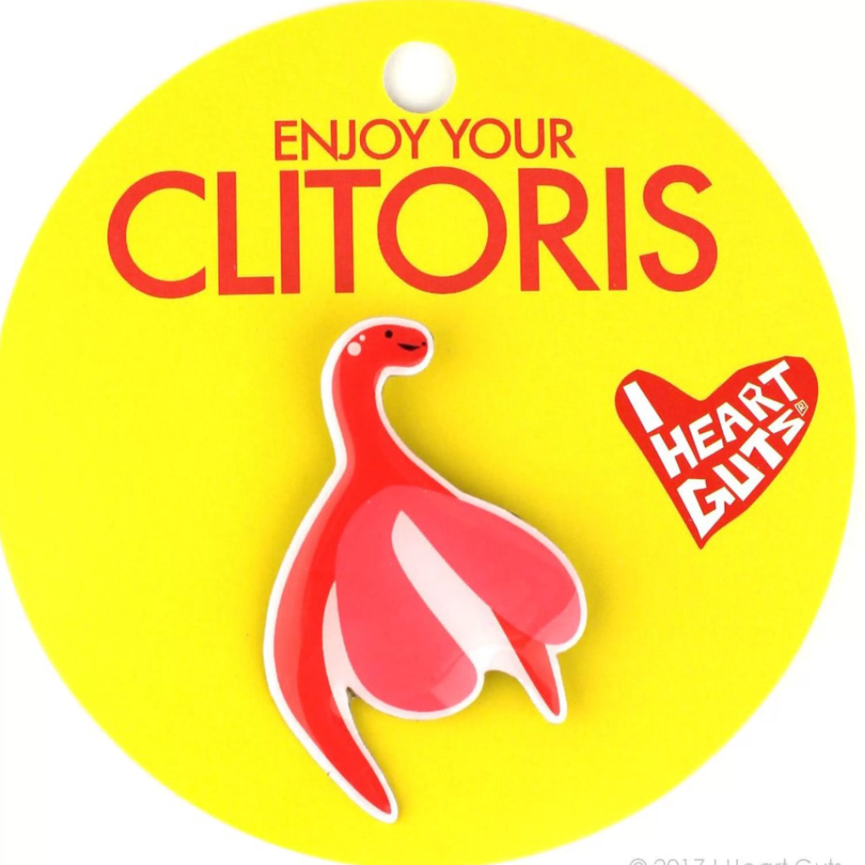 Best Sale I Heart Guts Clitoris Lapel Pin