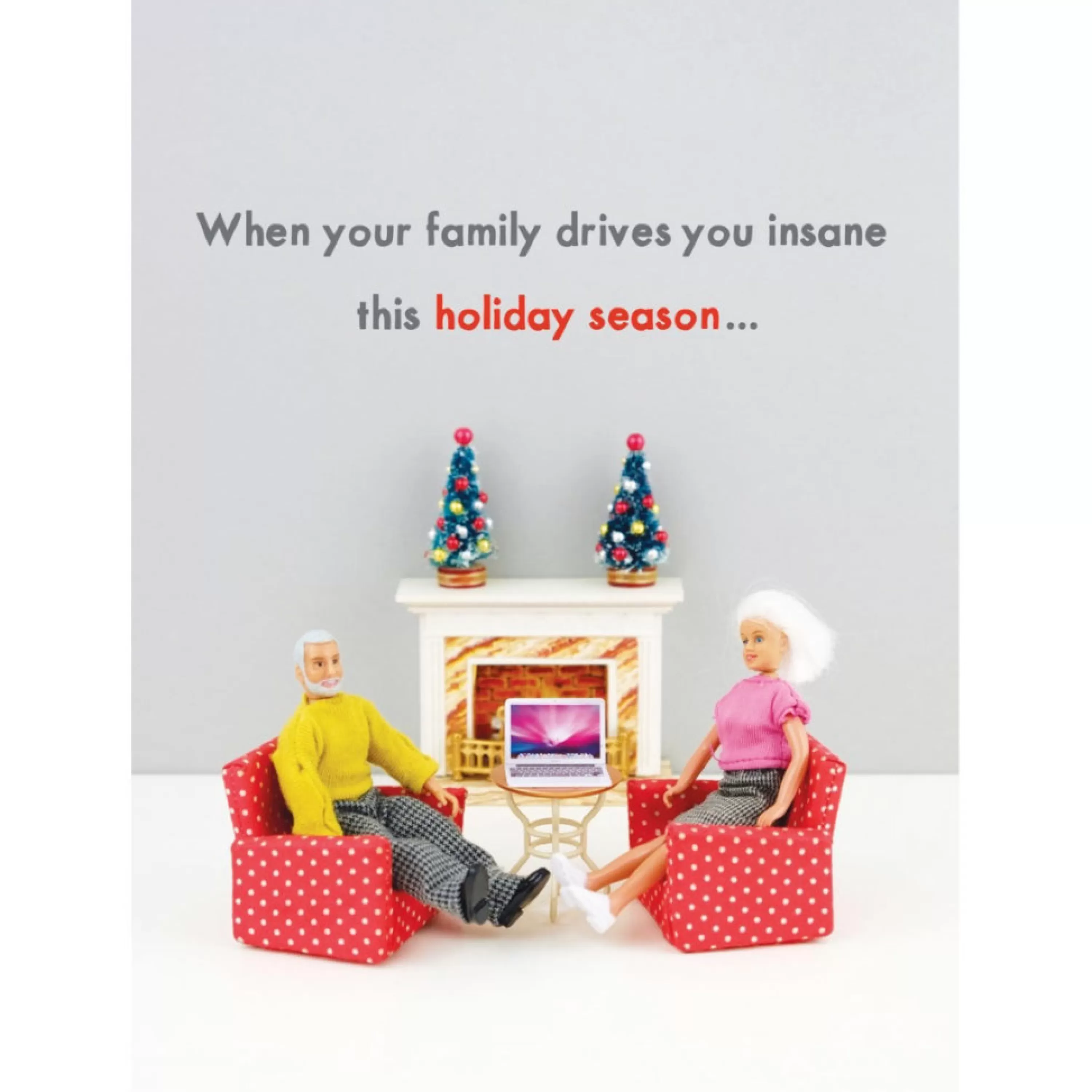 Bold and Bright Comfort & Joy Holiday Card