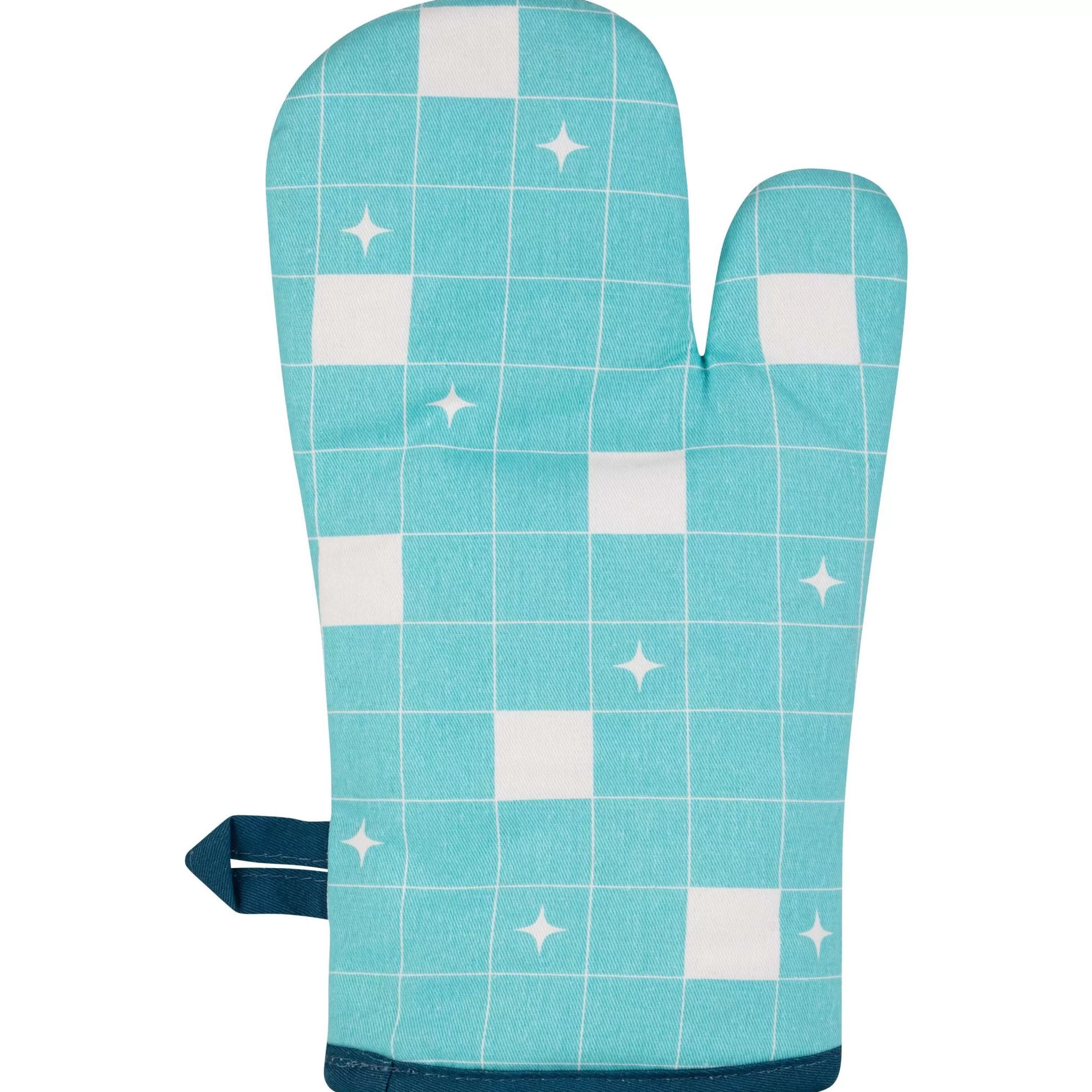 Hot Blue Q Cooking Show Oven Mitt