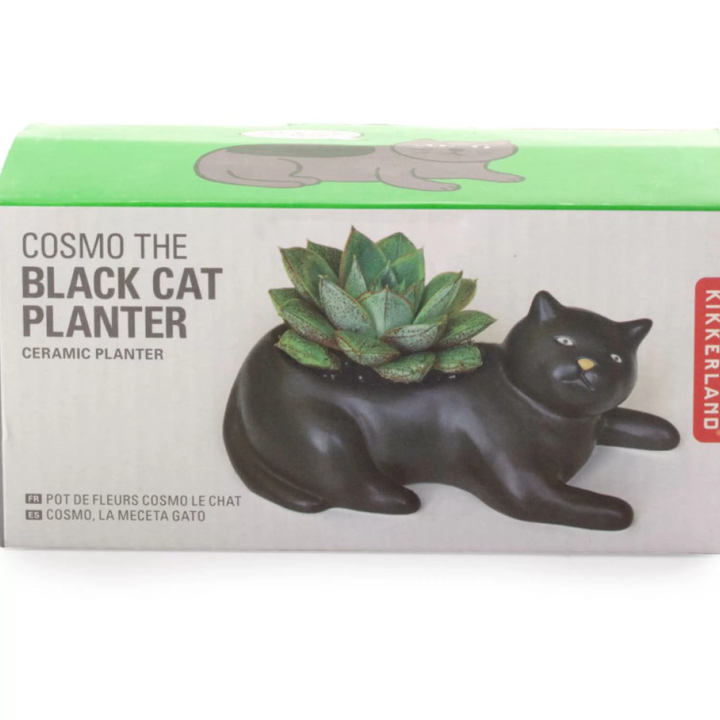 Online Kikkerland Cosmo The Black Cat Planter