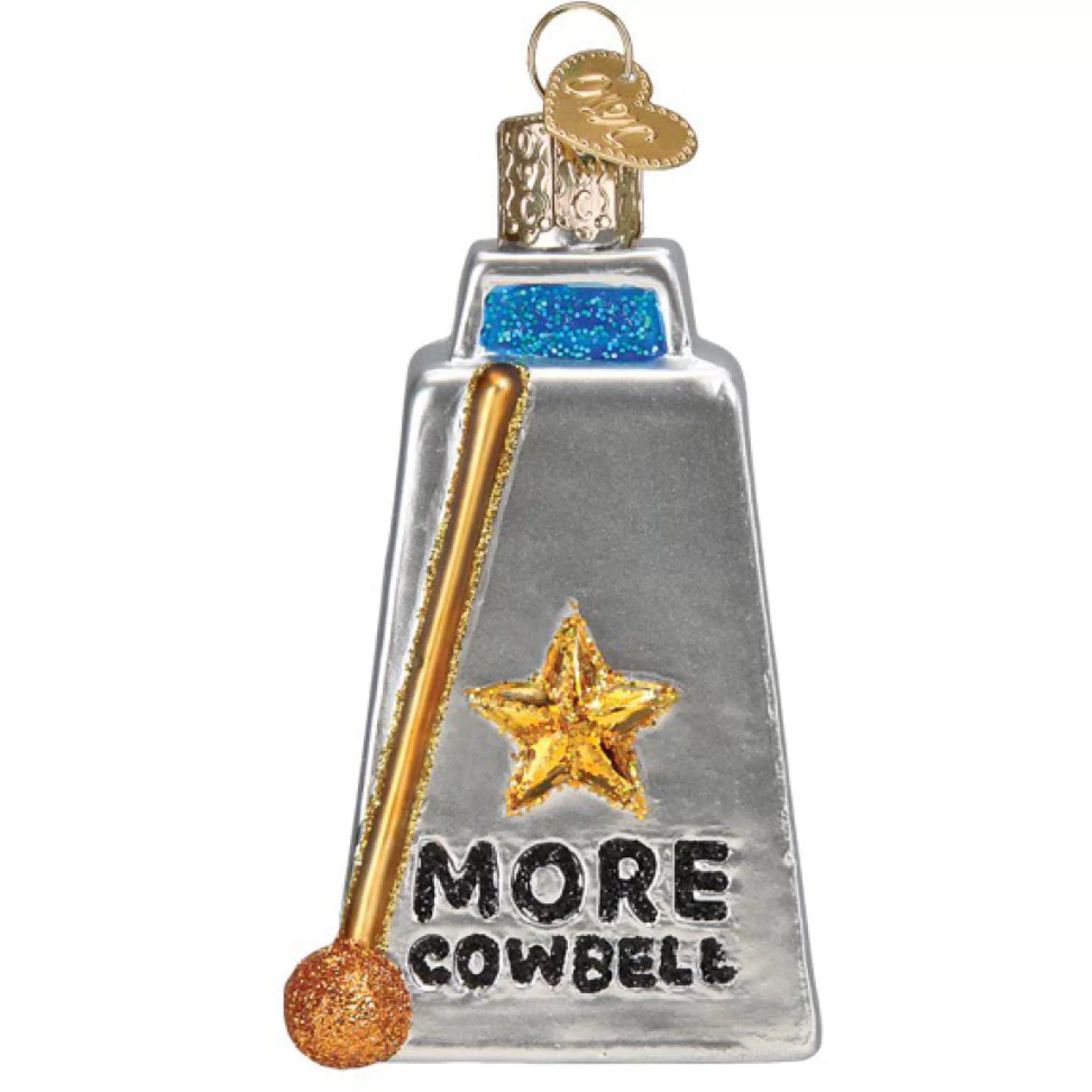 Old World Christmas Cowbell Ornament