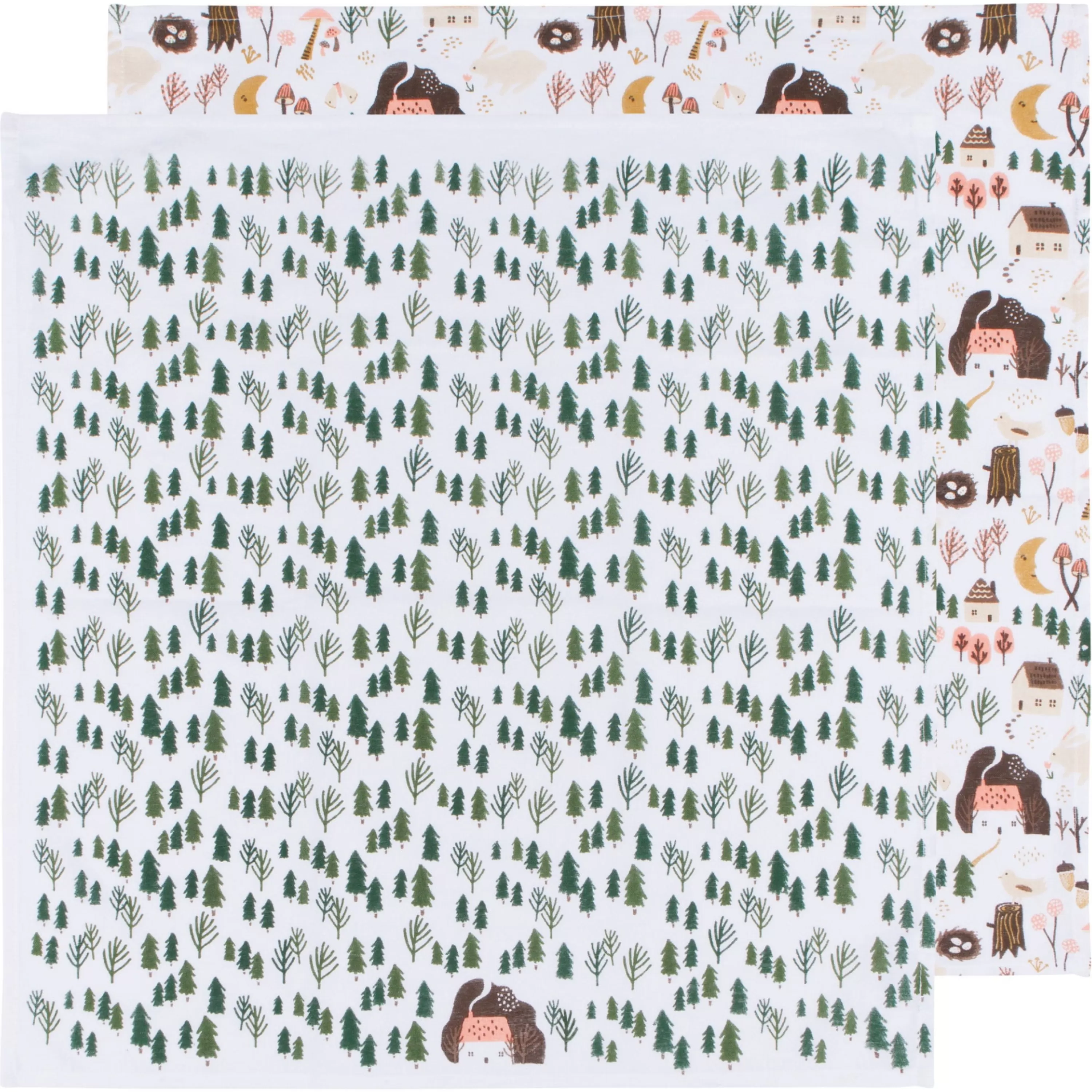 Shop Danica Cozy Cottage Floursack Tea Towels Set Of 2