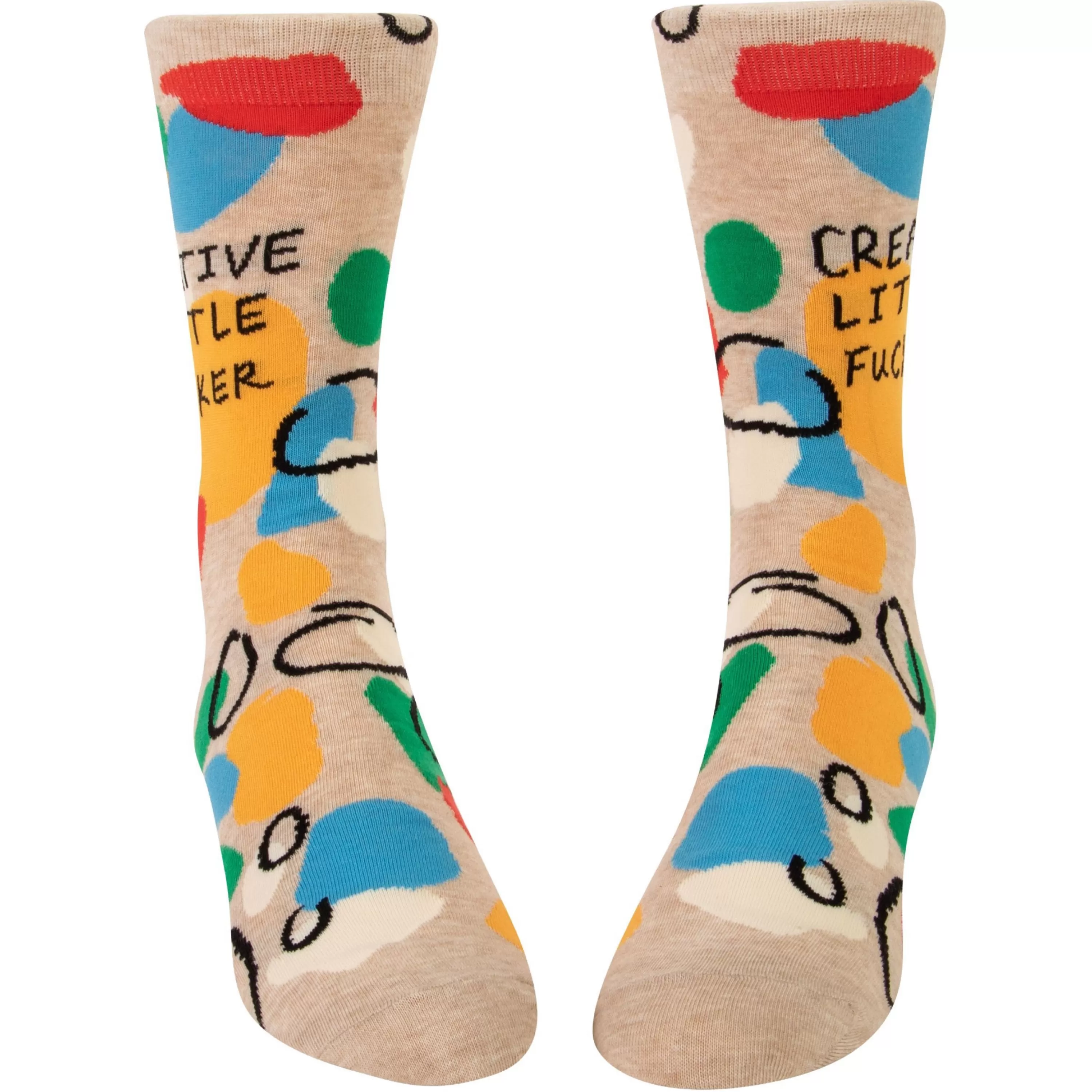 Best Sale Blue Q Creative Little Fucker Men's Crew Socks