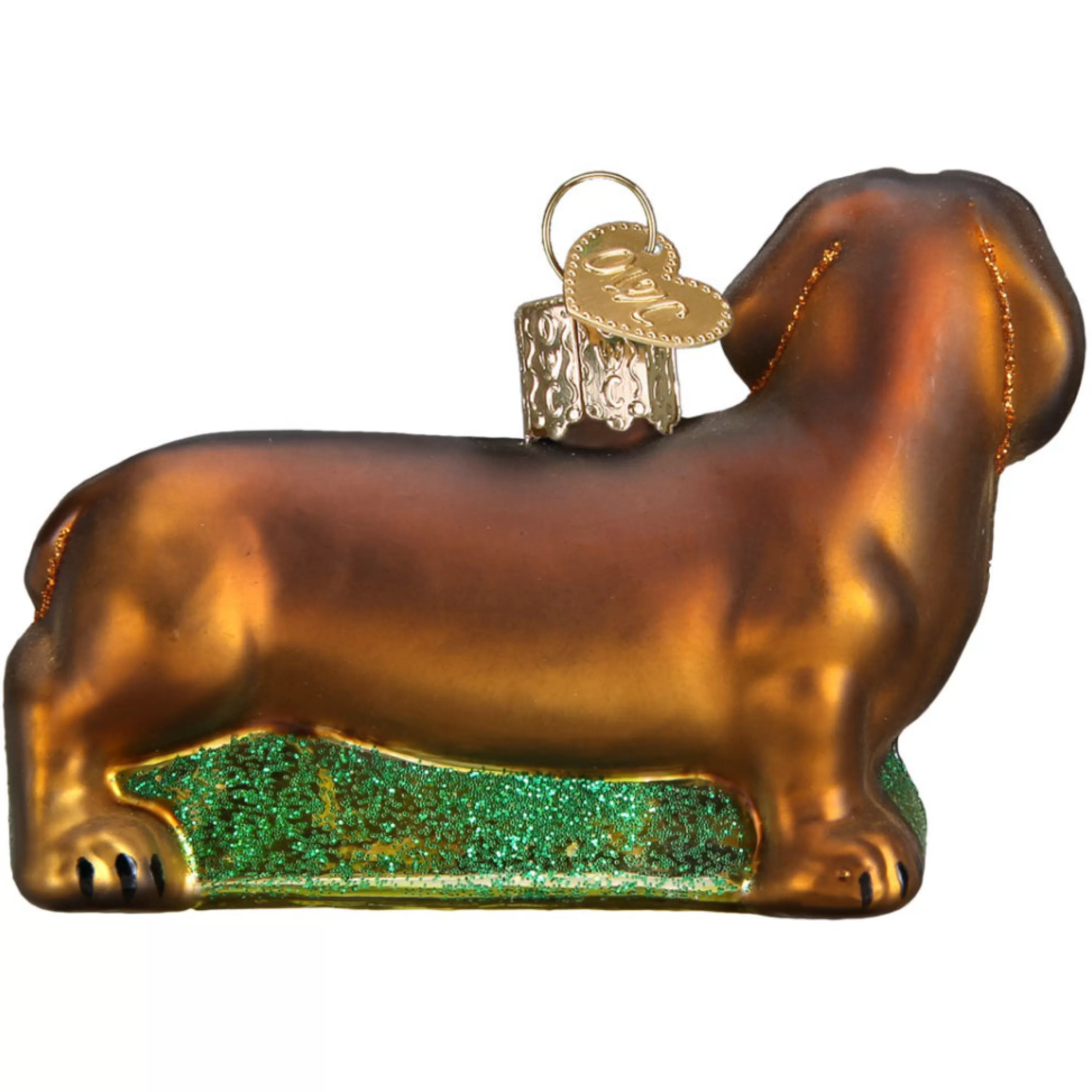 Old World Christmas Dachshund Short Hair Dog Ornament