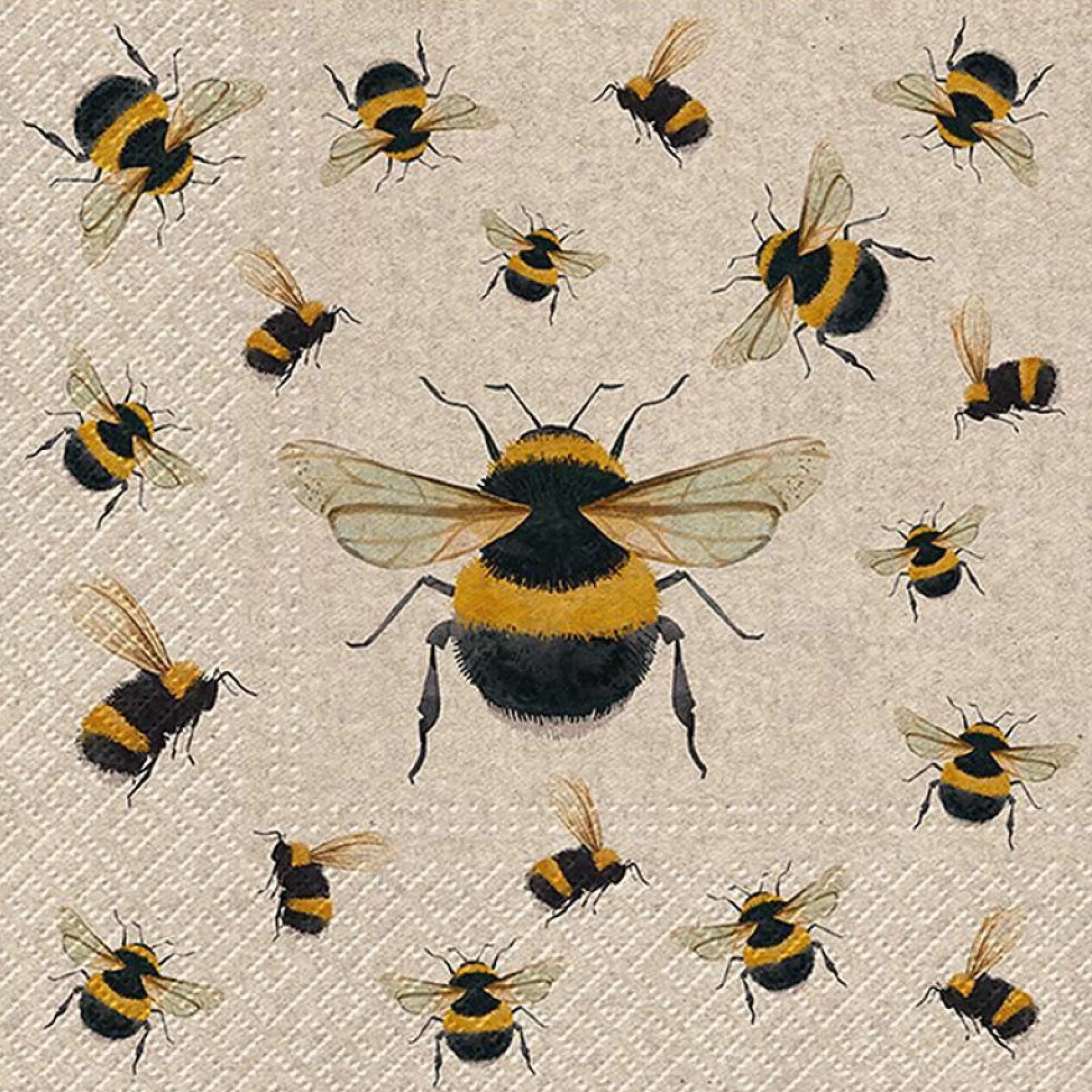 Best Sale Abbott Collection Dancing Bees Luncheon Napkins