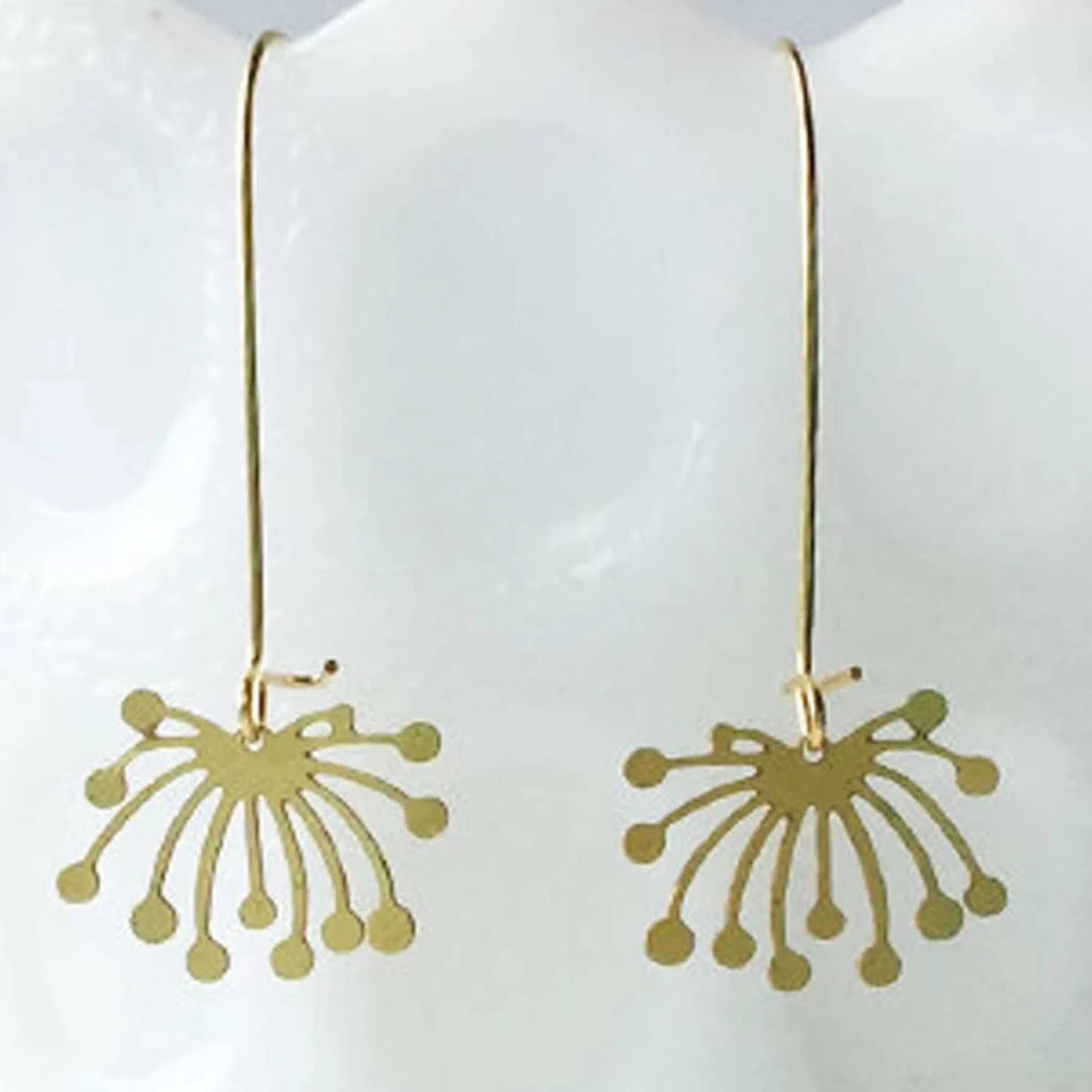 Outlet A Tea Leaf Jewelry Dandelion Fluff Earrings Gold