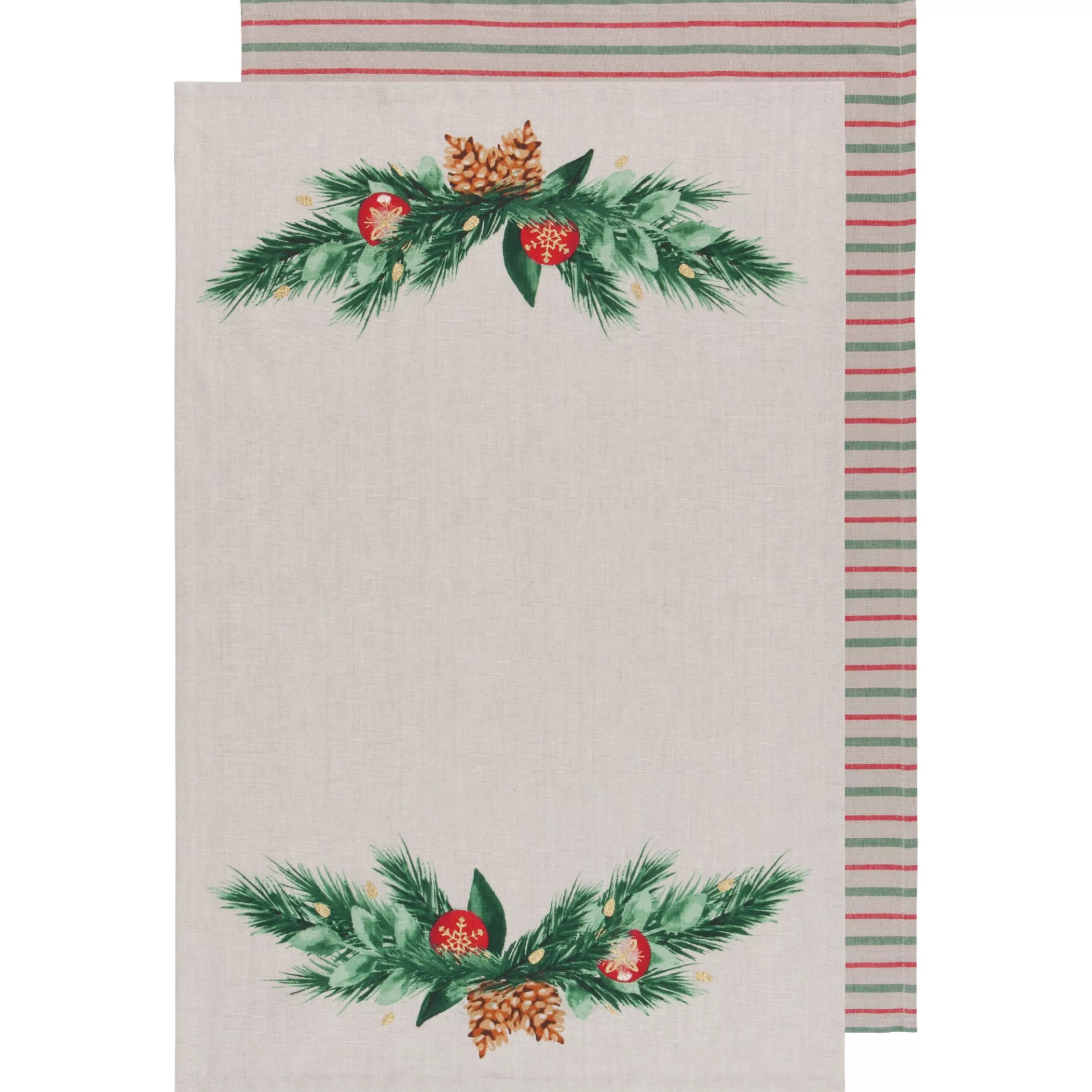 Danica Deck The Halls Tea Towels Set Of 2