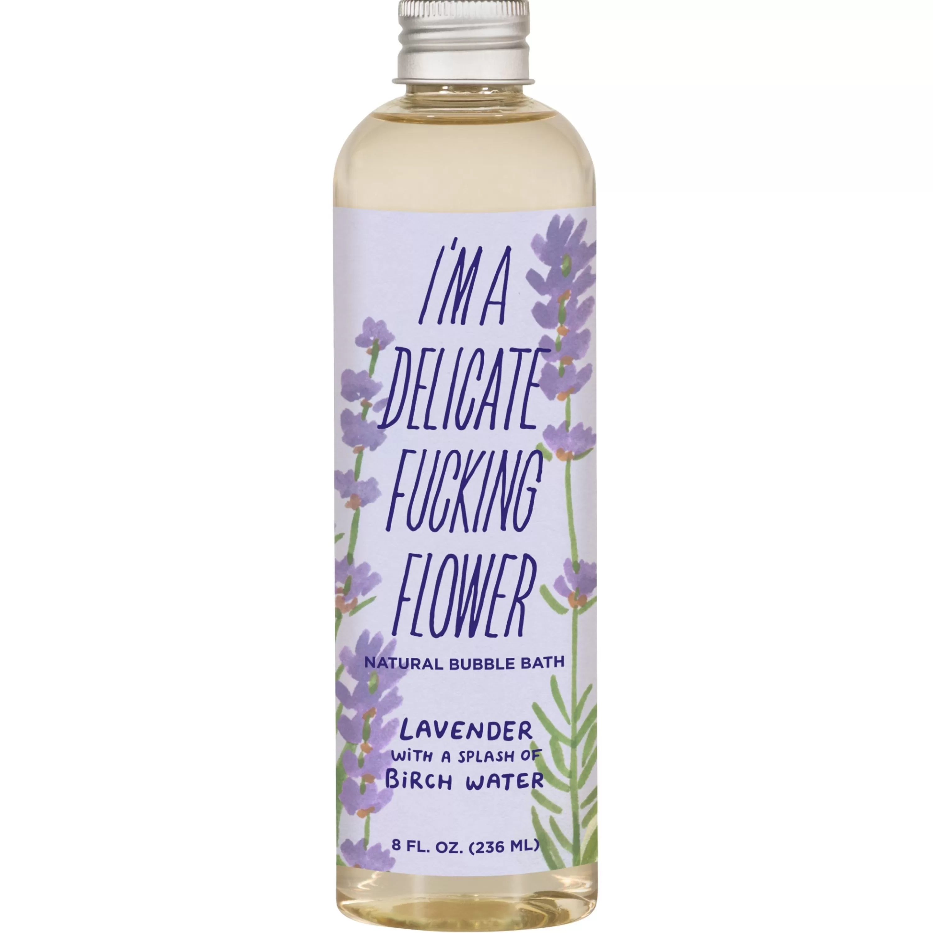 Store Blue Q Delicate Flower Lavender Birch Bubble Bath