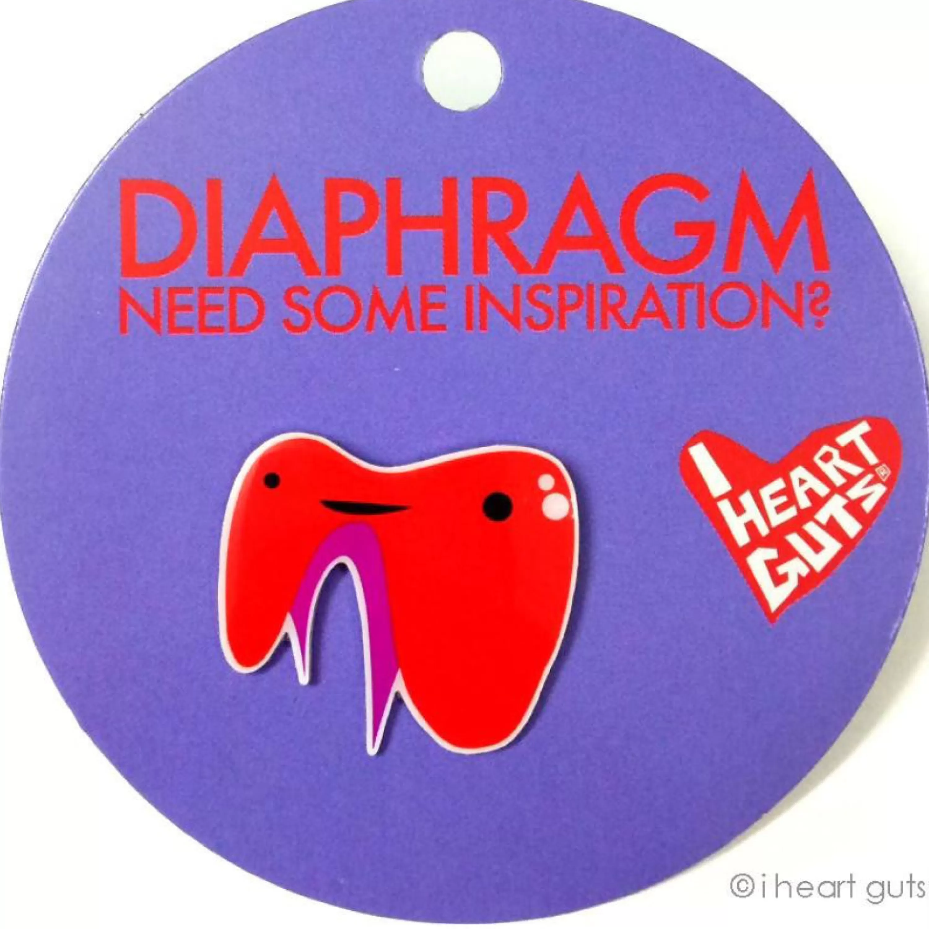 Best Sale I Heart Guts Diaphragm Lapel Pin