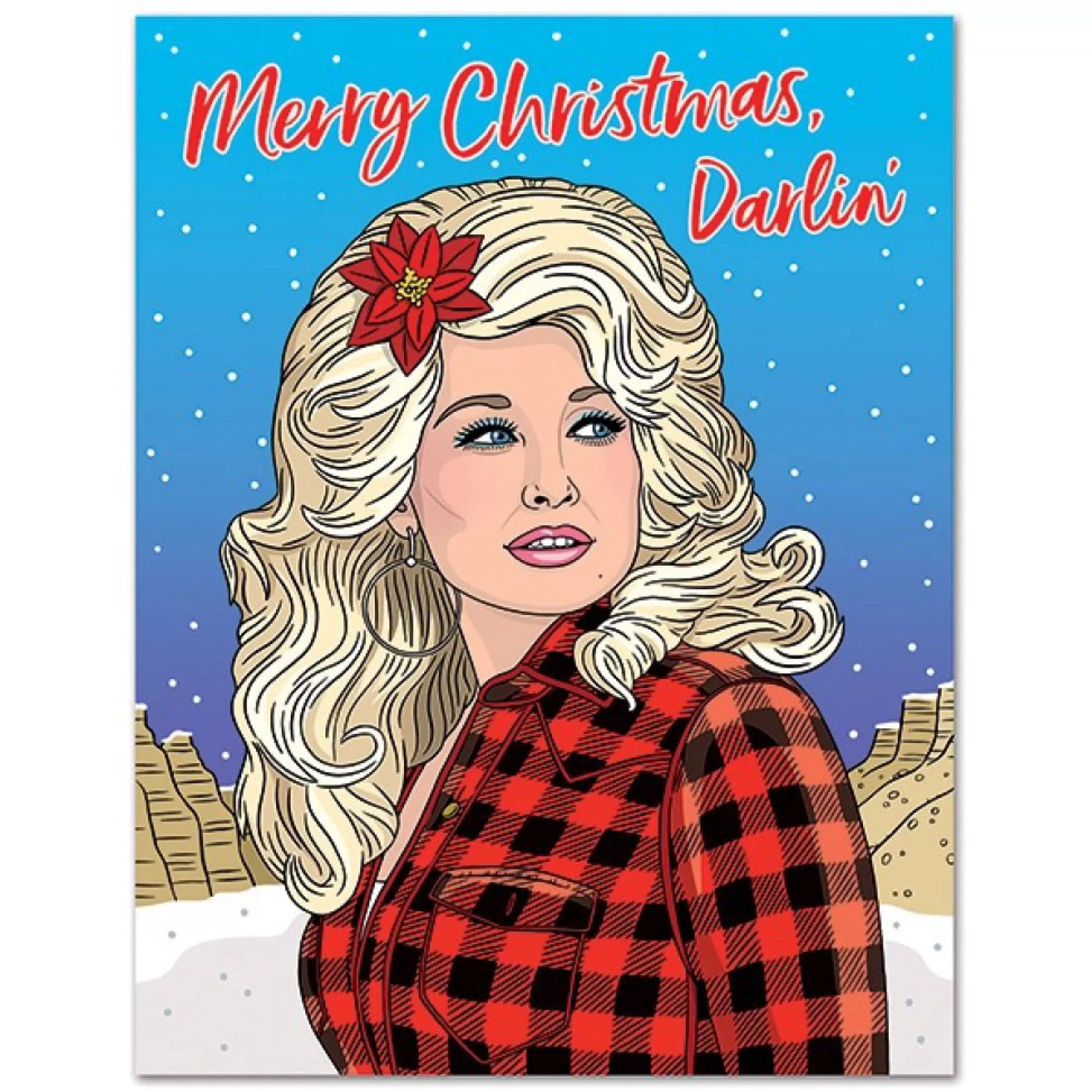 The Found Dolly Parton Christmas Darlin Card