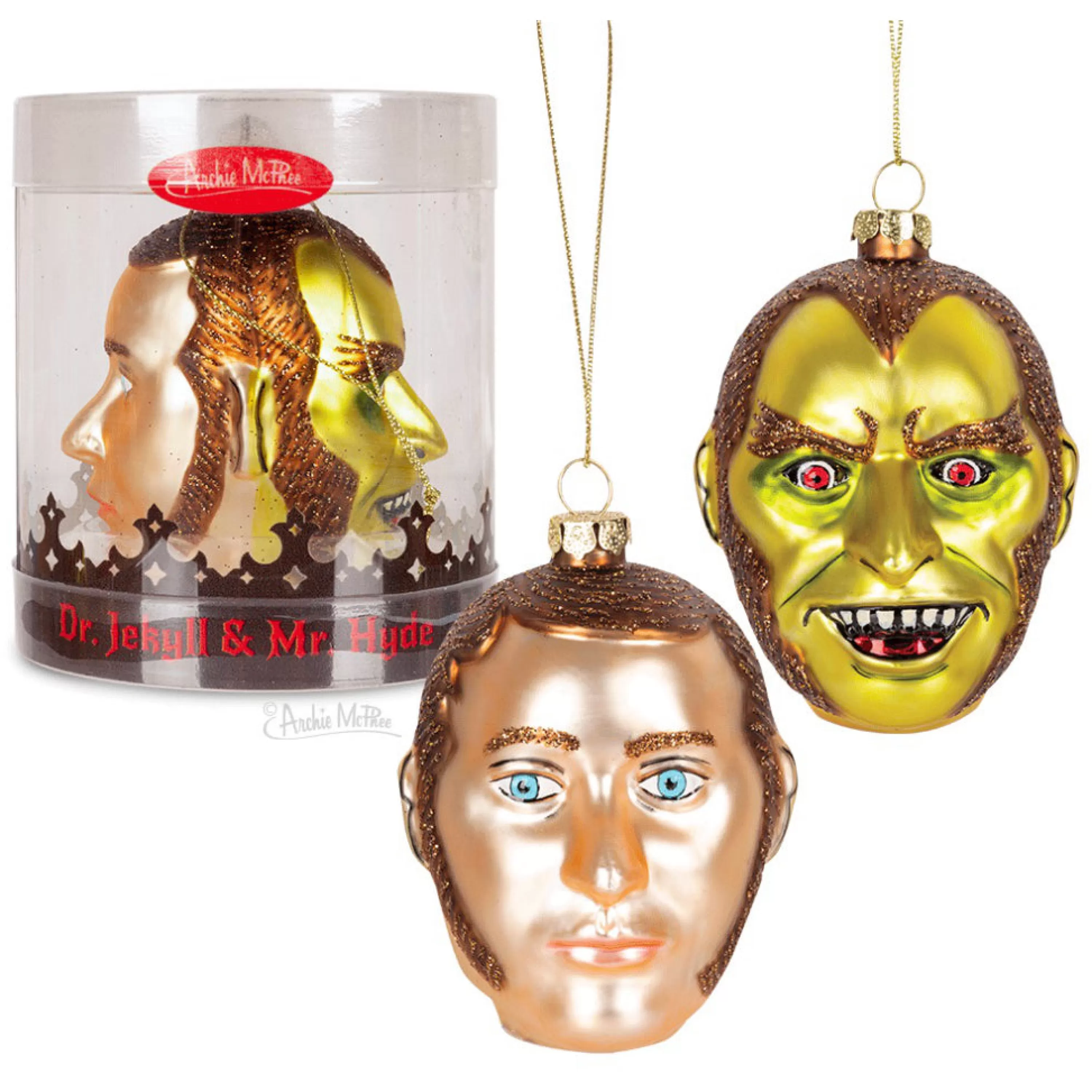 Archie McPhee Dr. Jekyll & Mr. Hyde Ornament