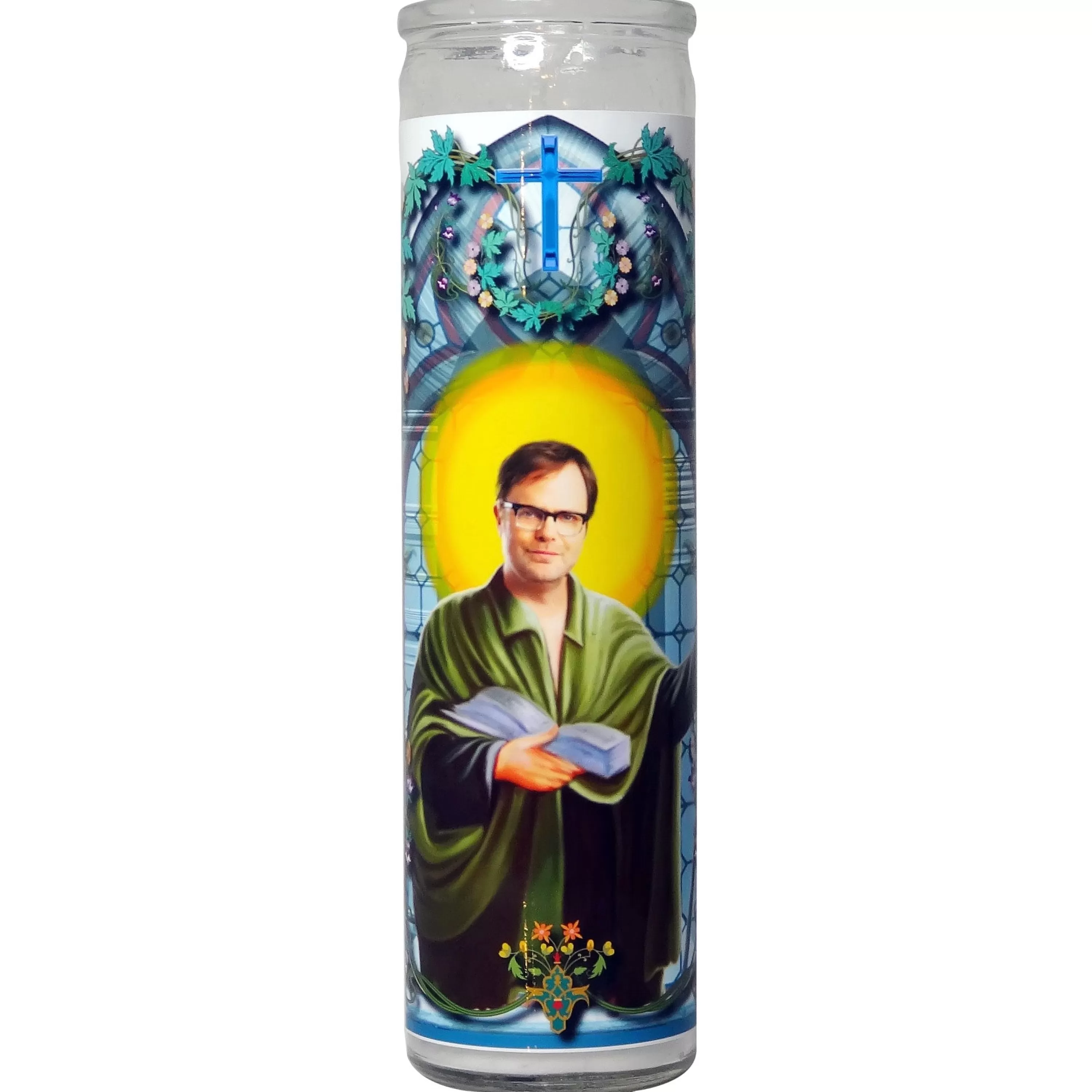 Outlet Calm Down Caren Dwight Schrute Celebrity Prayer Candle - The Office