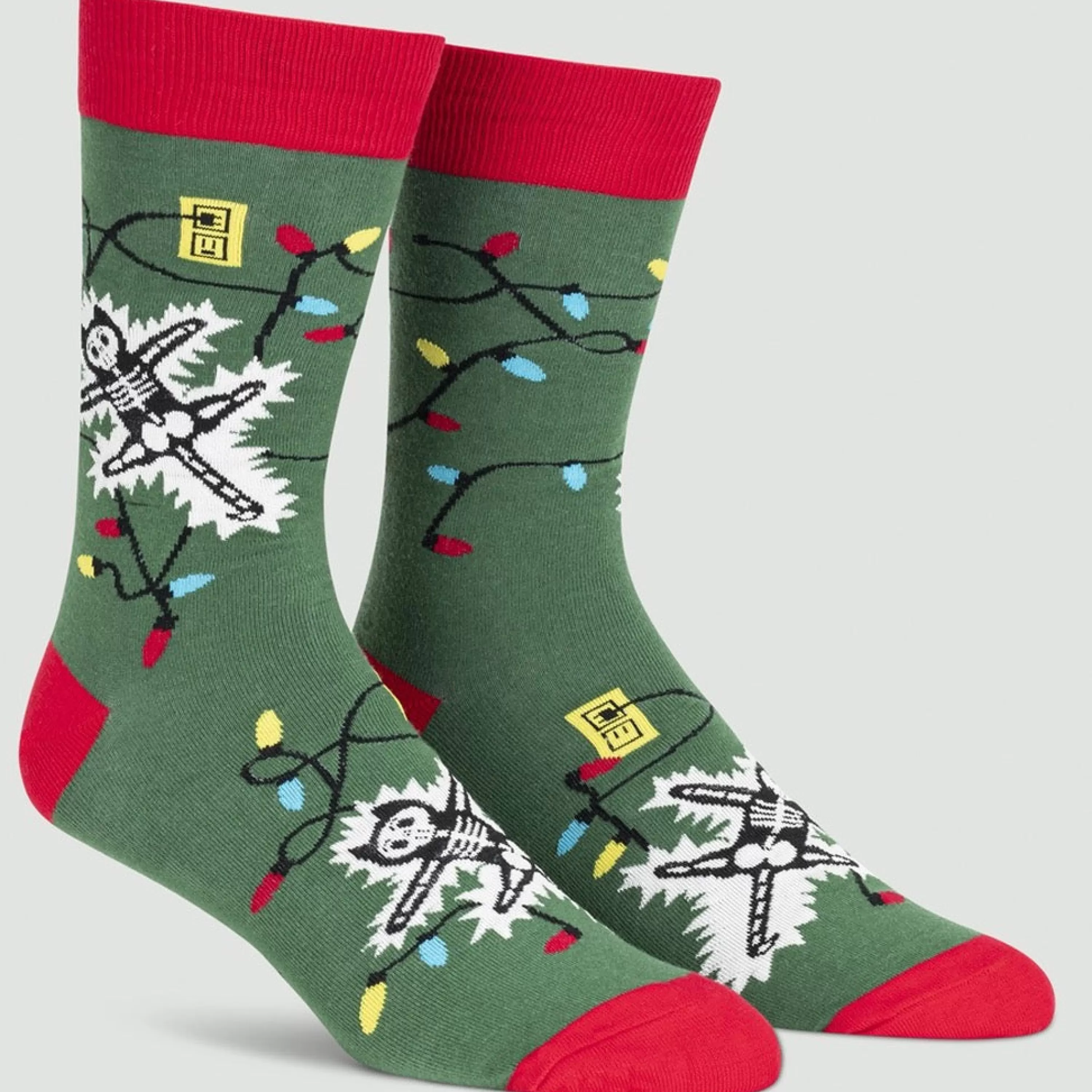 Sock It To Me Eating Light This Holiday Men's Crew Socks