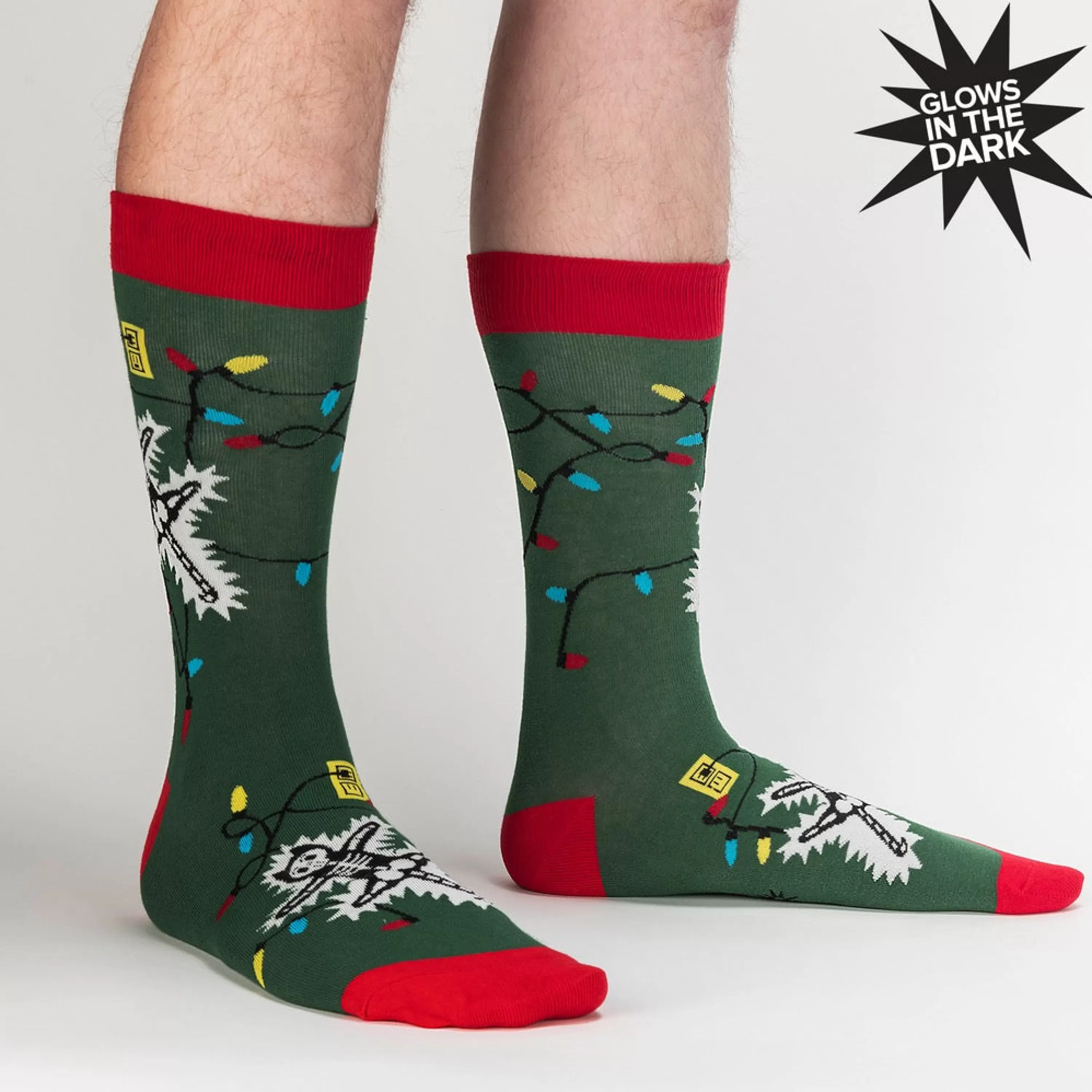 Sock It To Me Eating Light This Holiday Men's Crew Socks