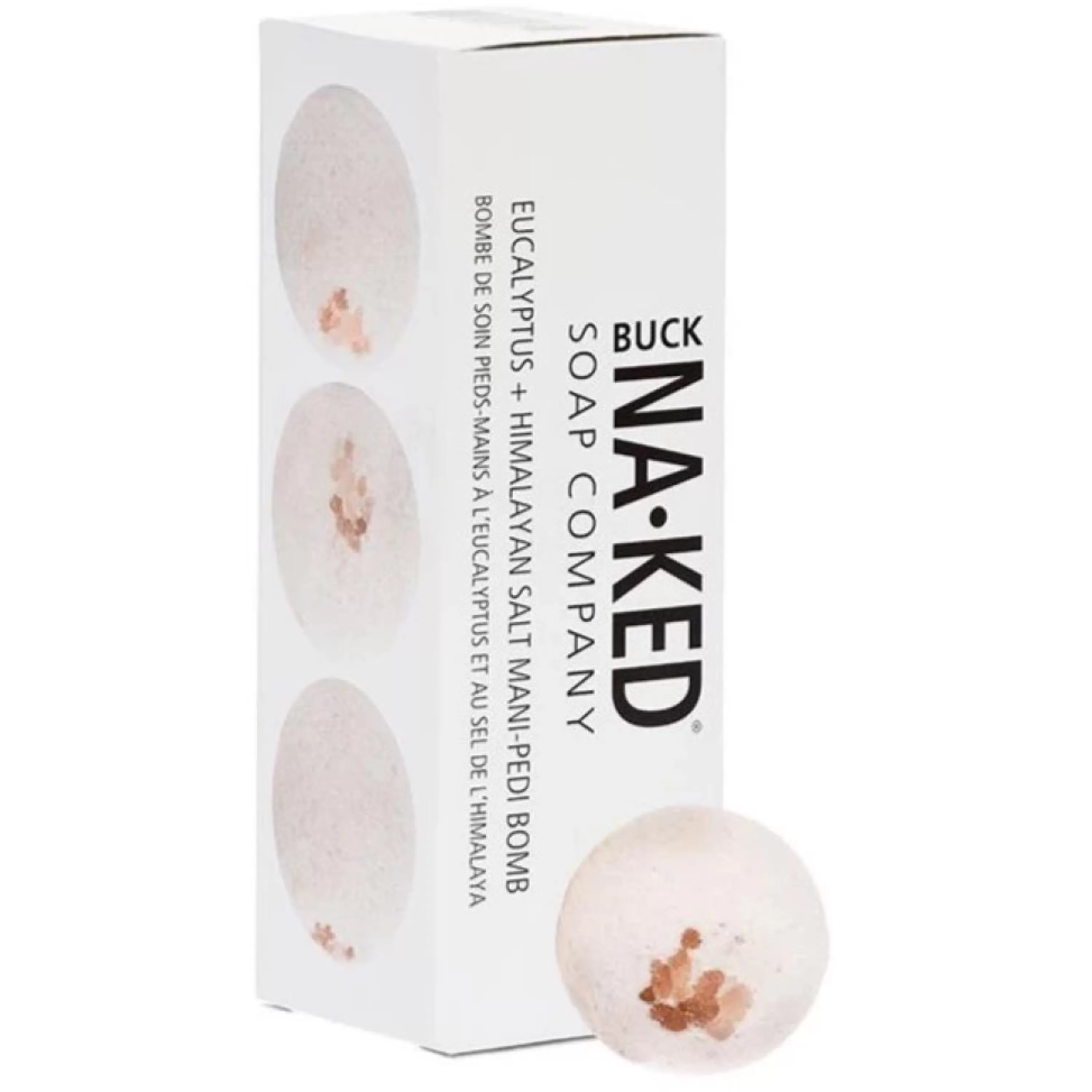 Shop Buck Naked Soap Company Eucalyptus & Himalayan Salt Mani/Pedi Bombs