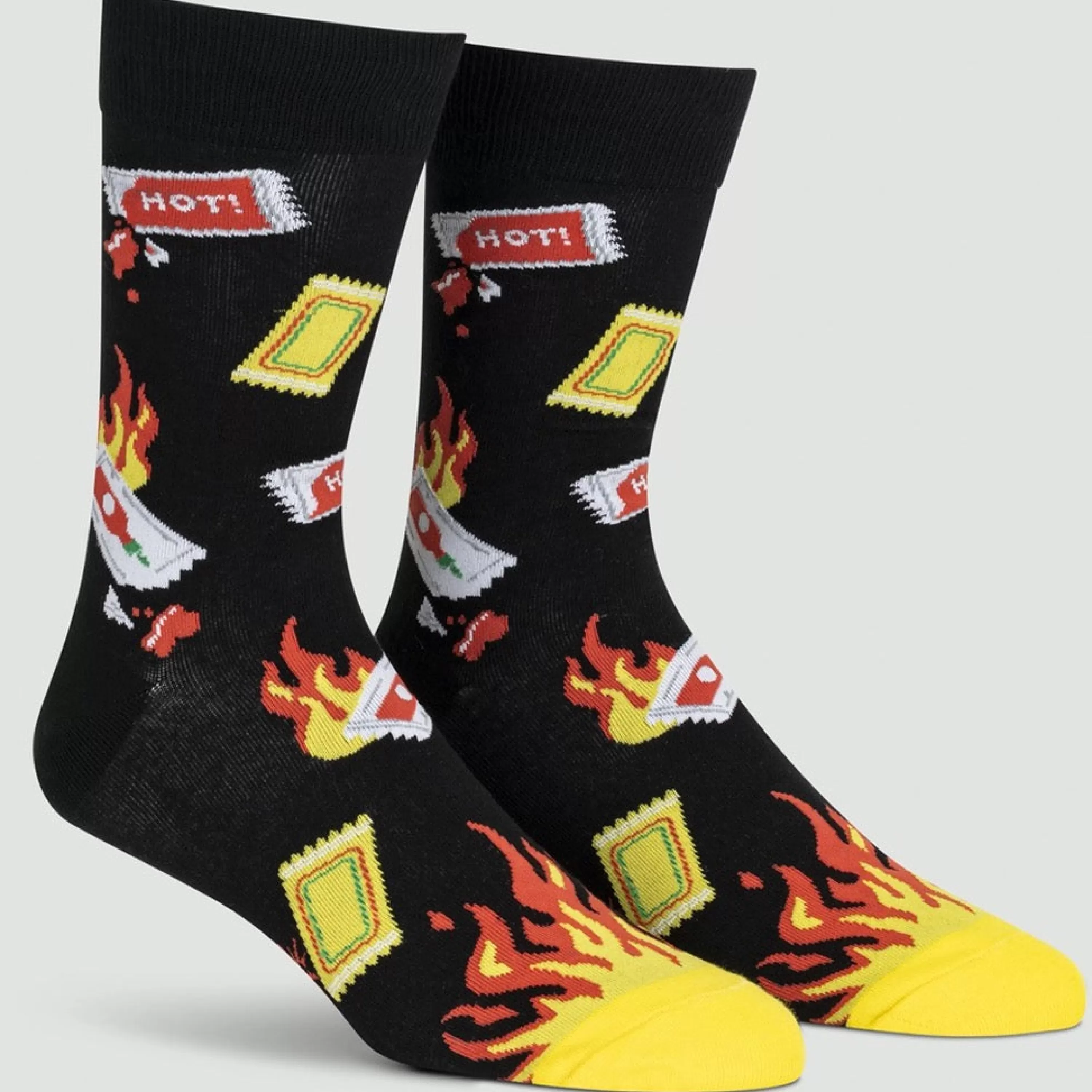 Flash Sale Sock It To Me Extra Hot Men's Crew Socks