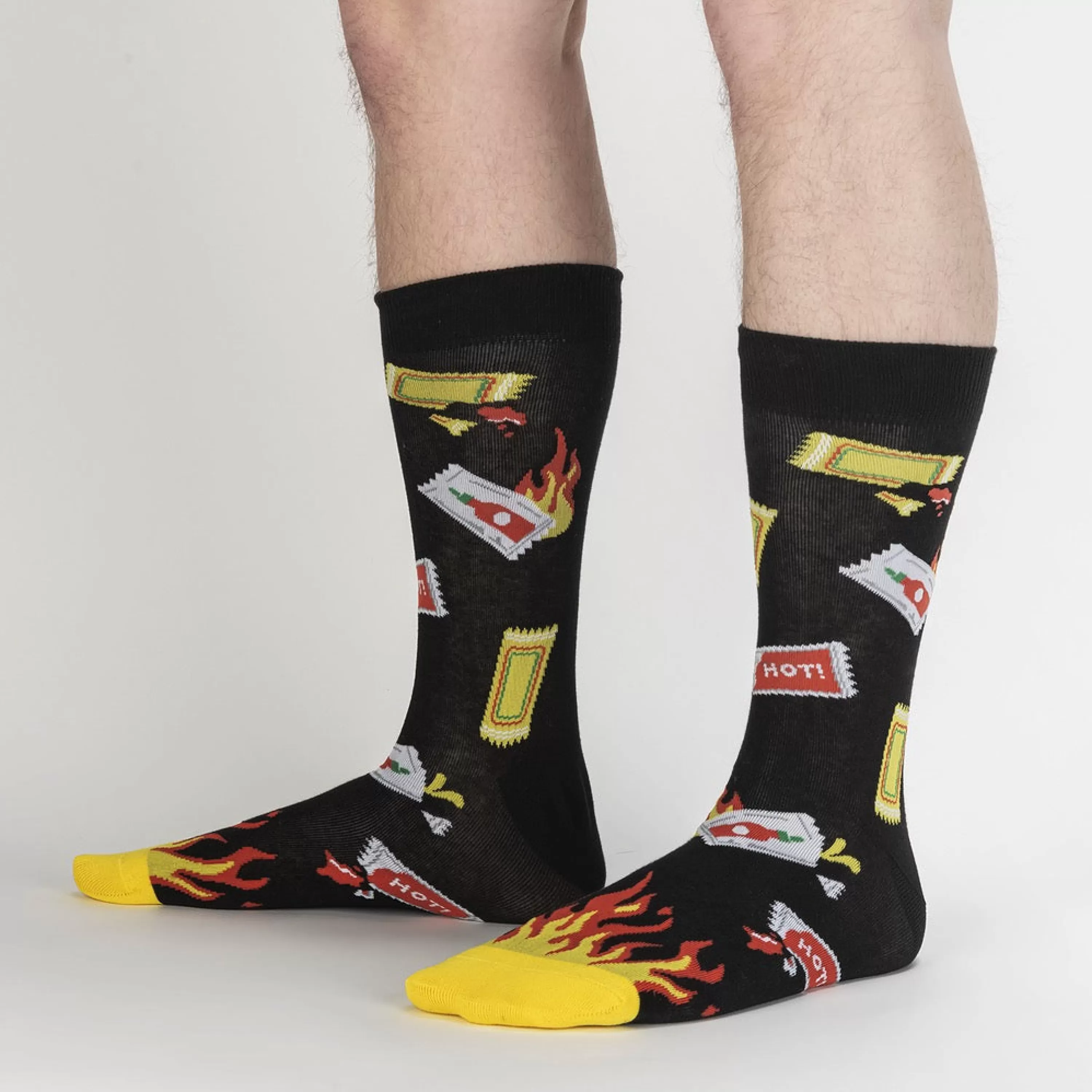 Flash Sale Sock It To Me Extra Hot Men's Crew Socks