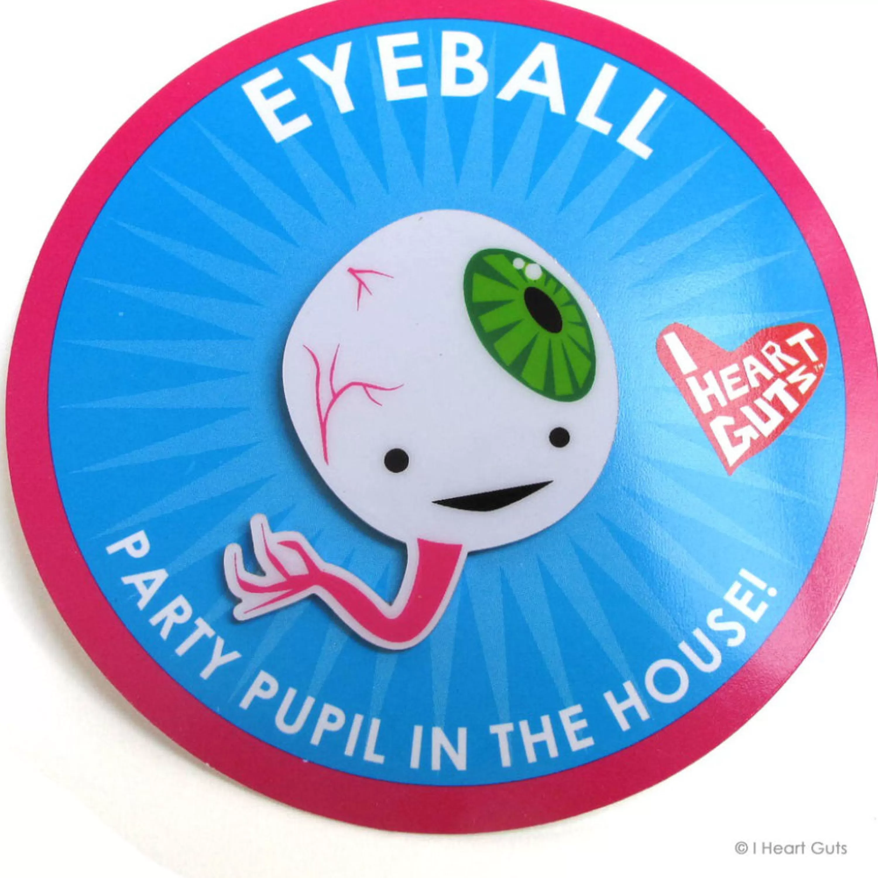 Cheap I Heart Guts Eyeball Lapel Pin