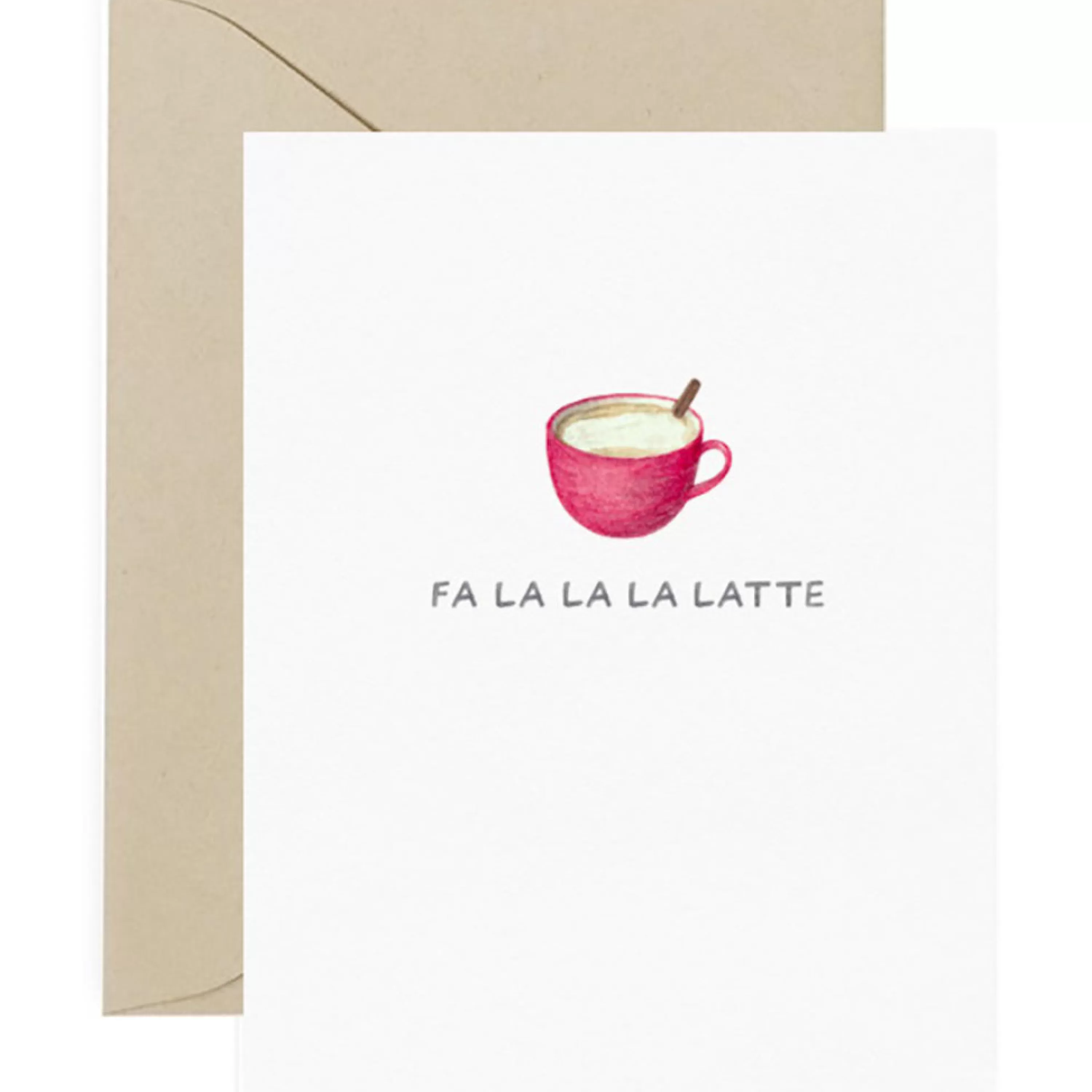 Amy Zhang Creative Fa La La Latte Card