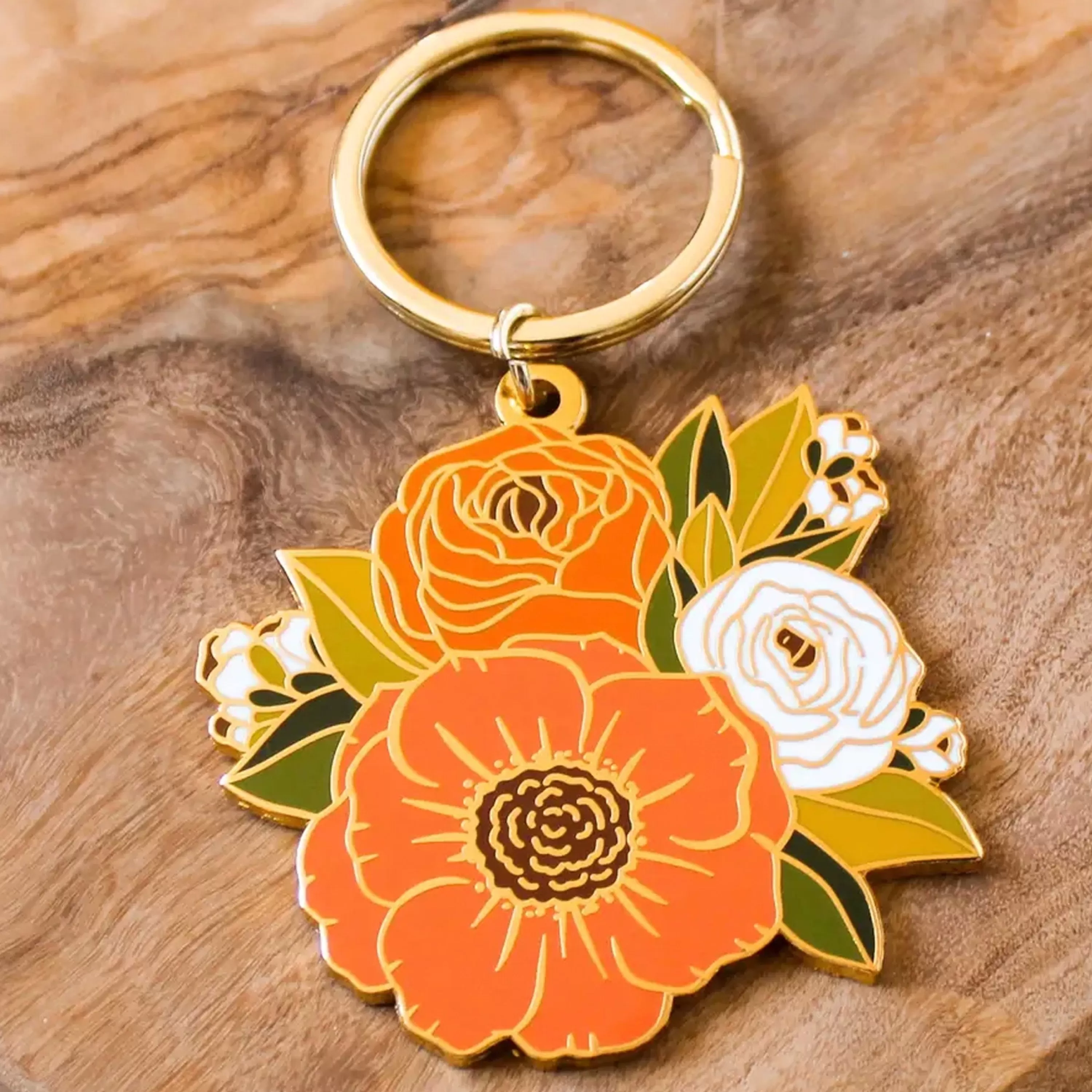 Outlet Elyse Breanne Design Fall Bouquet Keychain