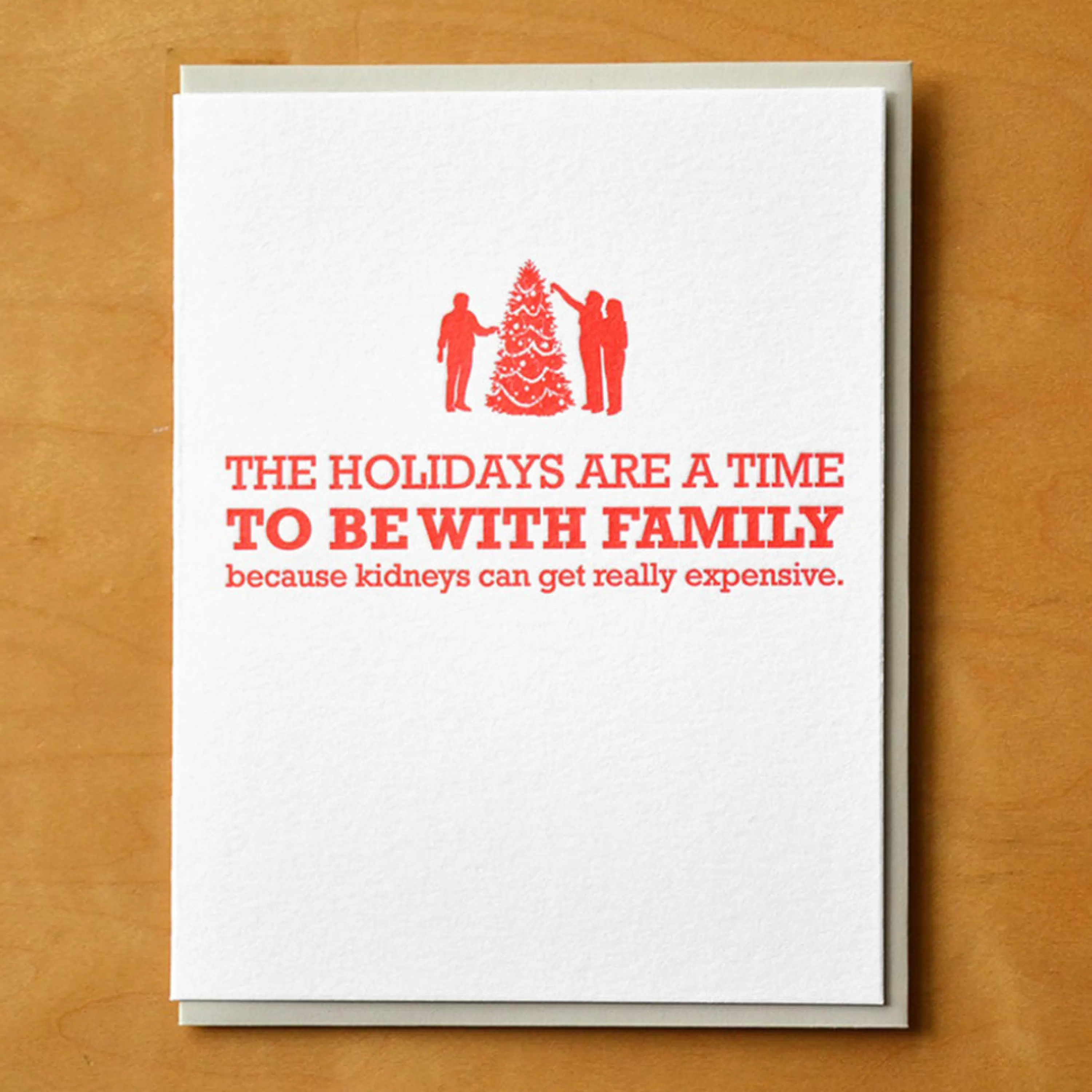 McBitterson's Family Time Kidneys Card