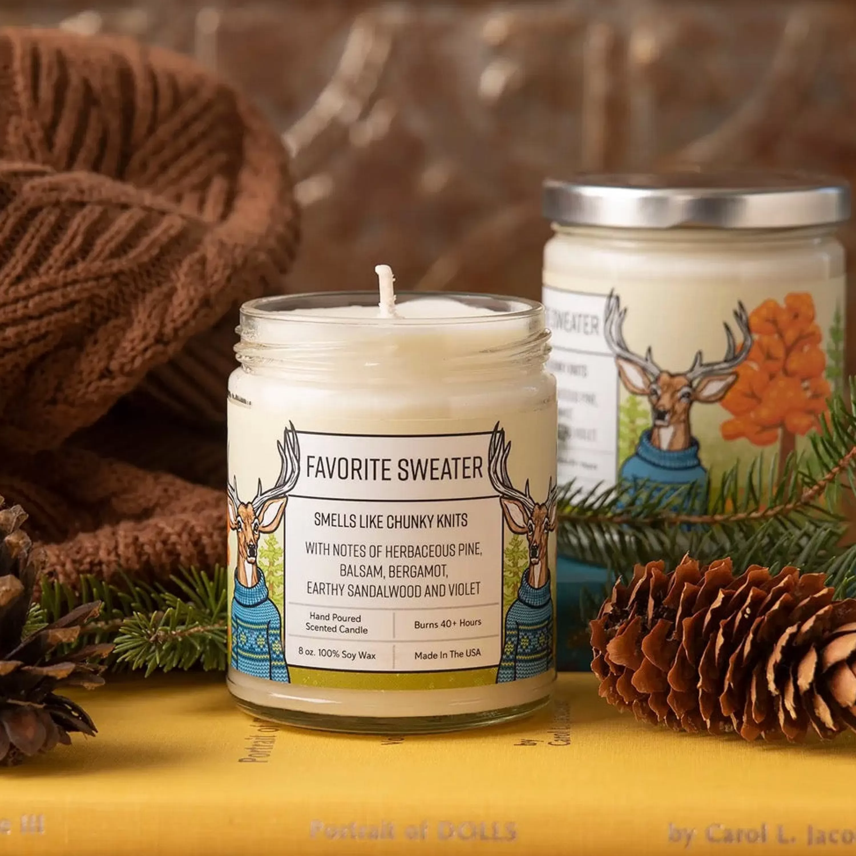 Outlet Two Little Fruits Favorite Sweater 8Oz Soy Candle