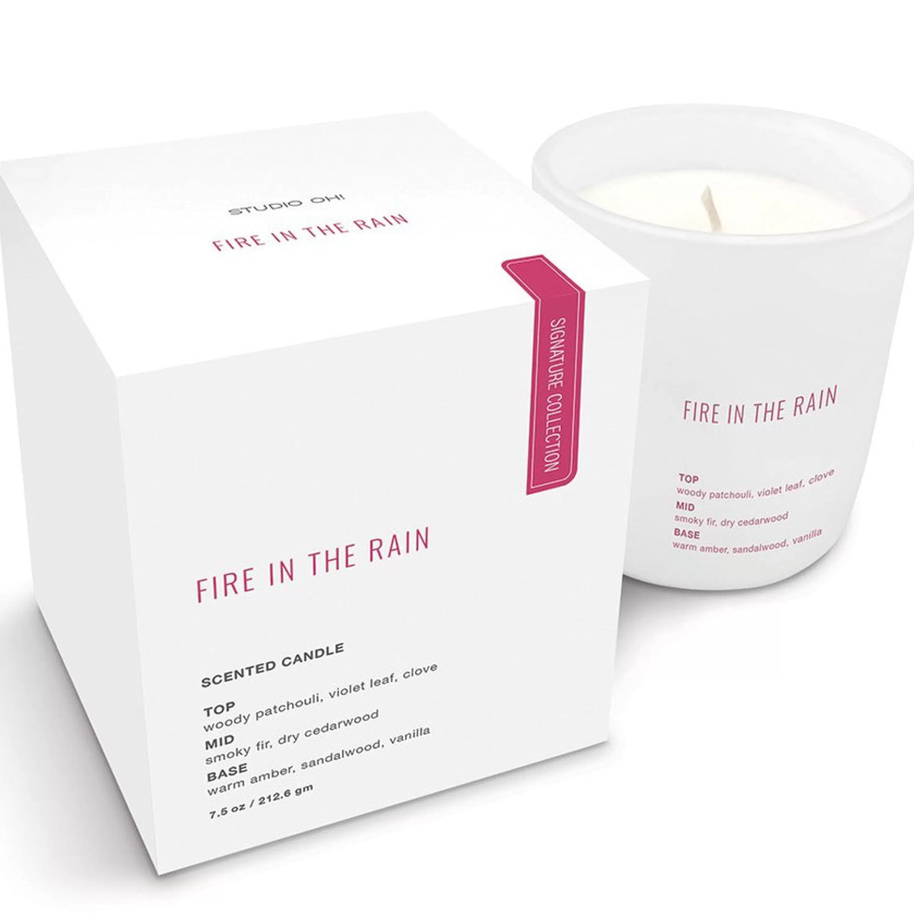 Hot Studio Oh Fire In The Rain Signature Collection Candle