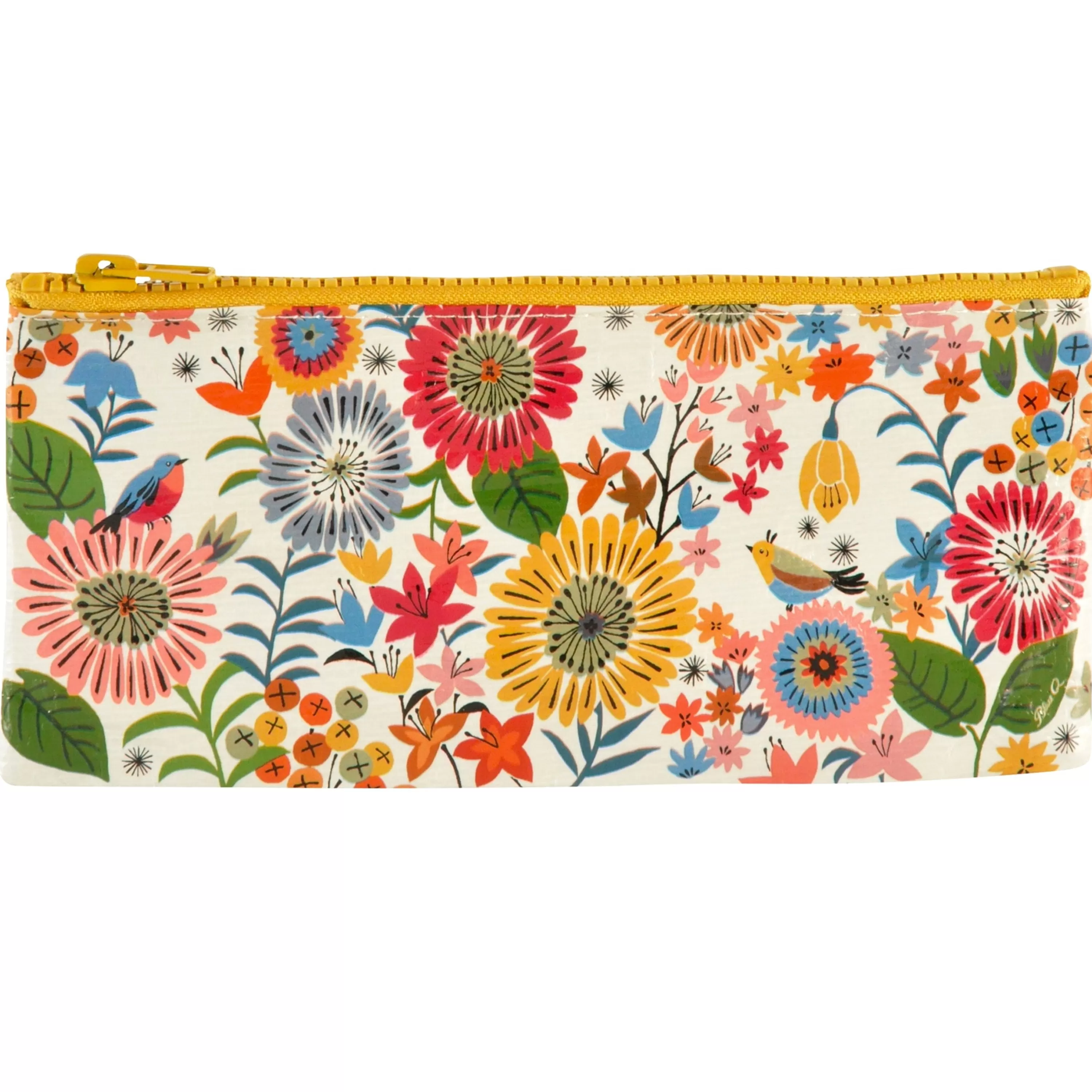 Hot Blue Q Flower Field Pencil Case