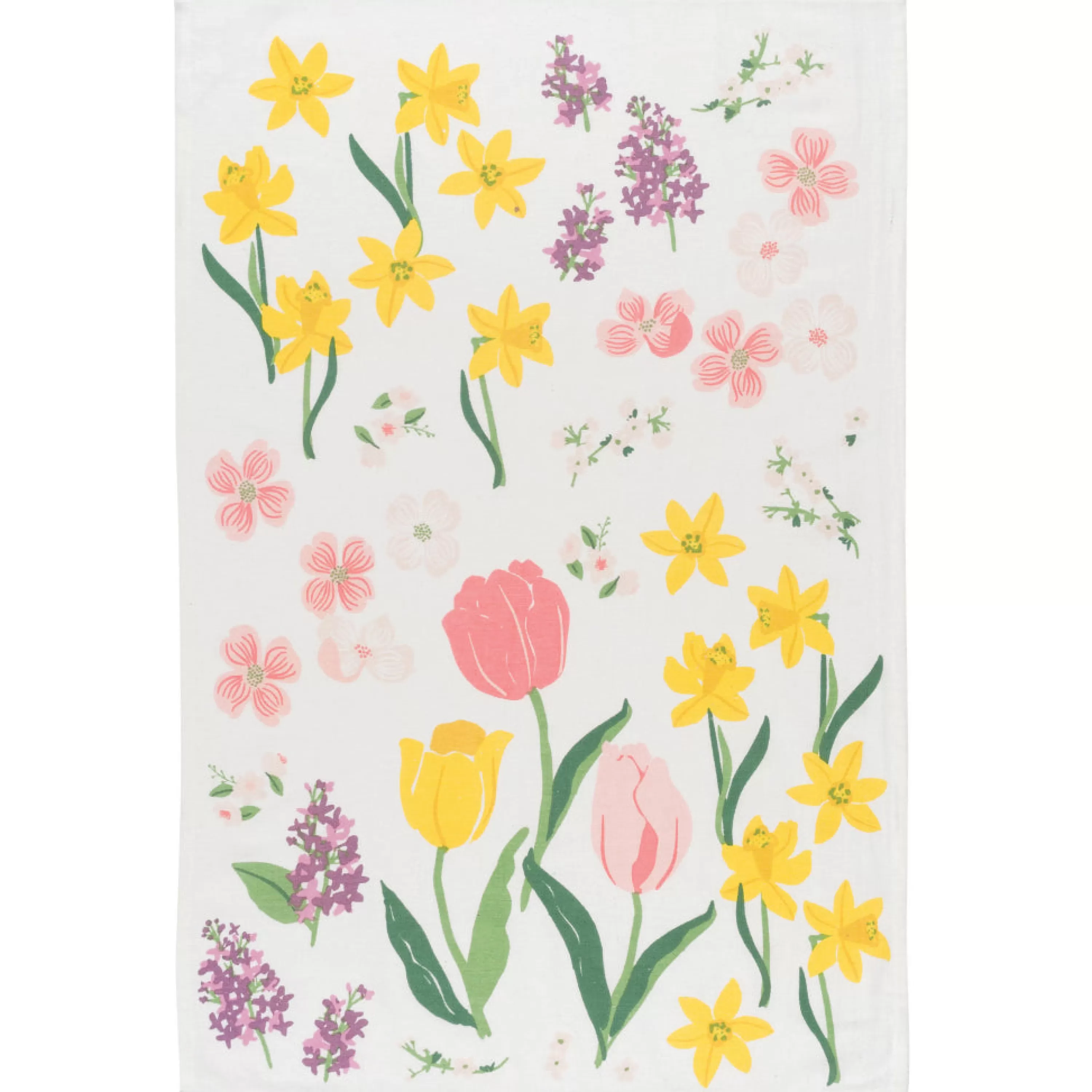 Clearance Danica Flowers Of The Month Baker's Floursack Dishtowels Set Of 3