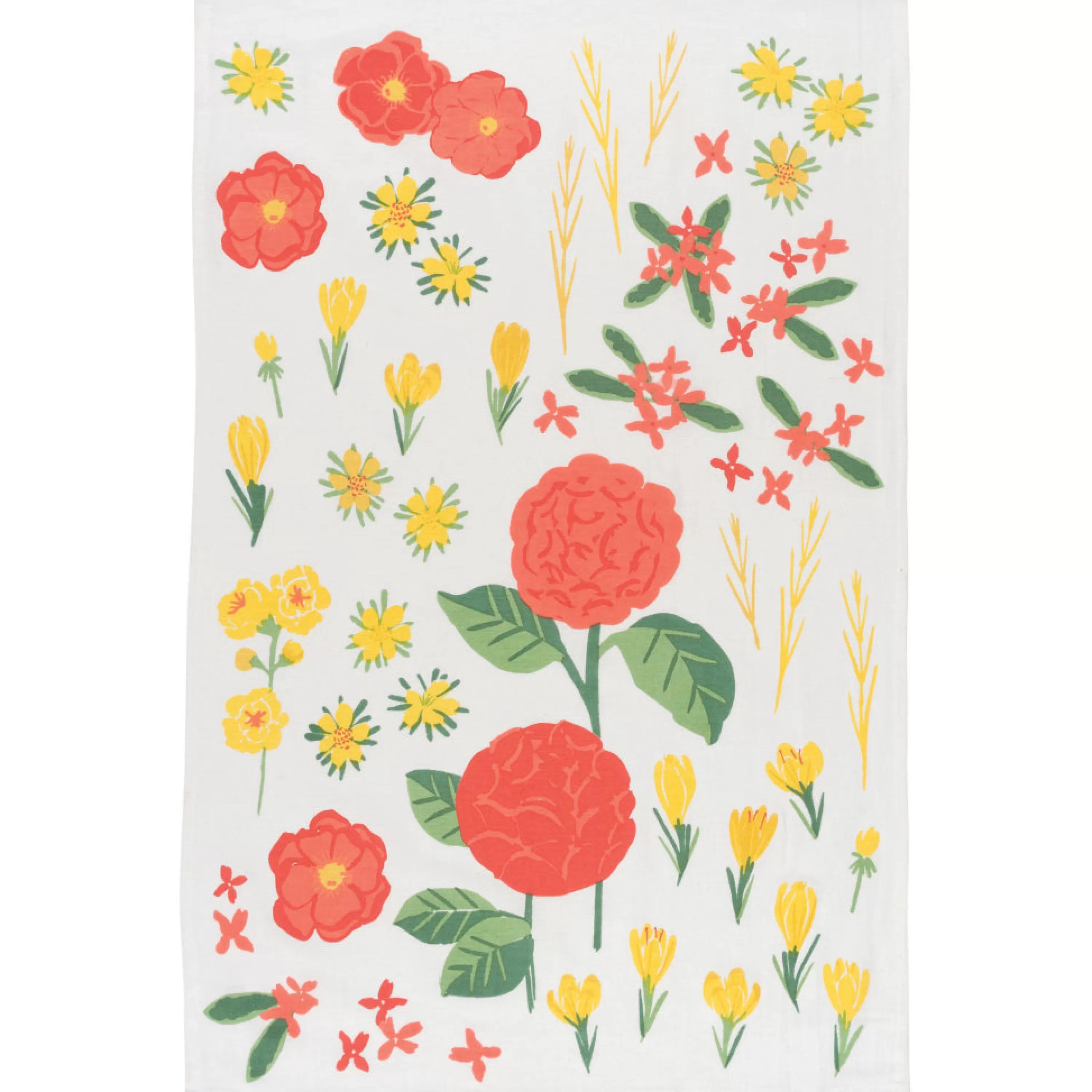 Clearance Danica Flowers Of The Month Baker's Floursack Dishtowels Set Of 3