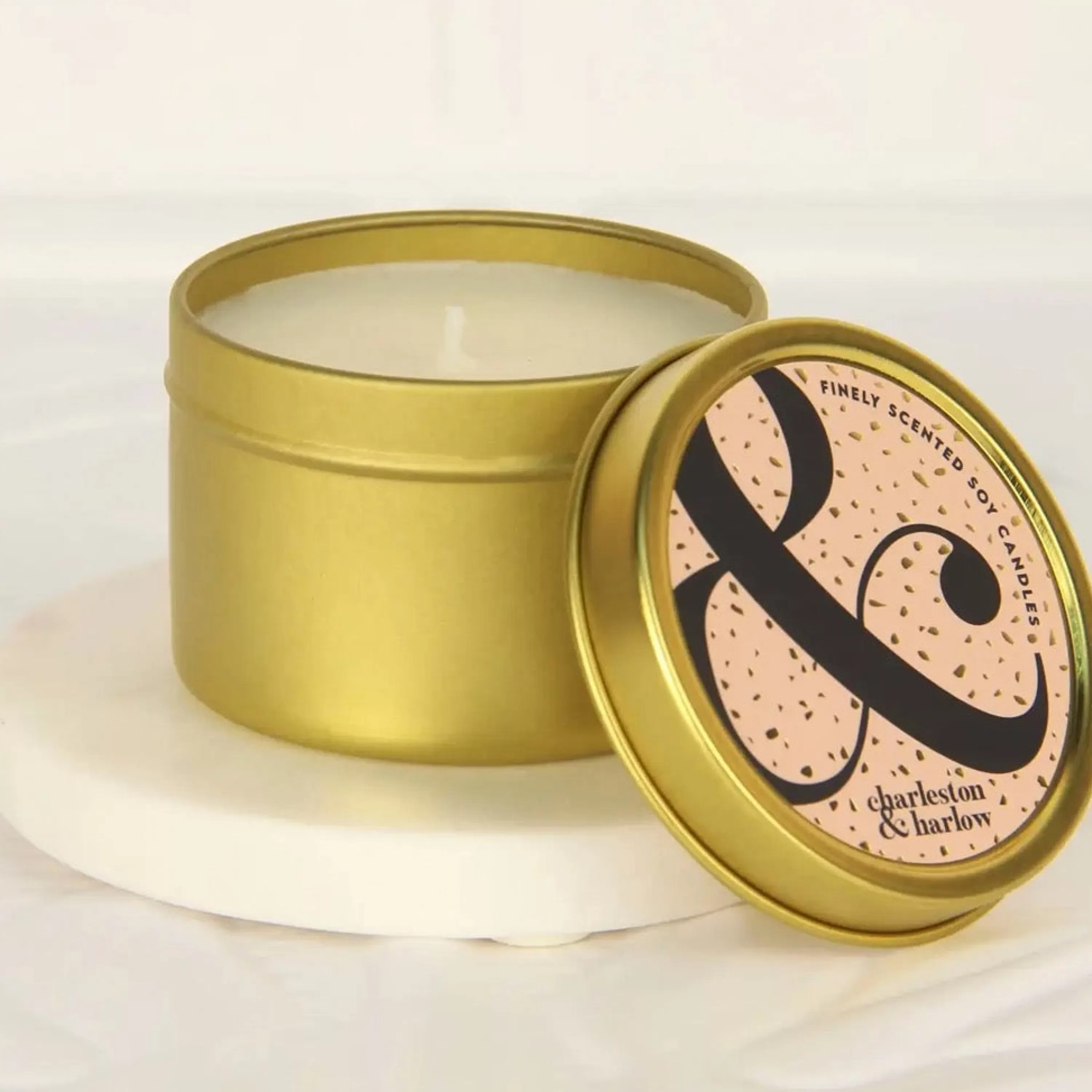 Clearance Charleston & Harlow Candle Co. For Fig's Sake! Soy Candle 4Oz