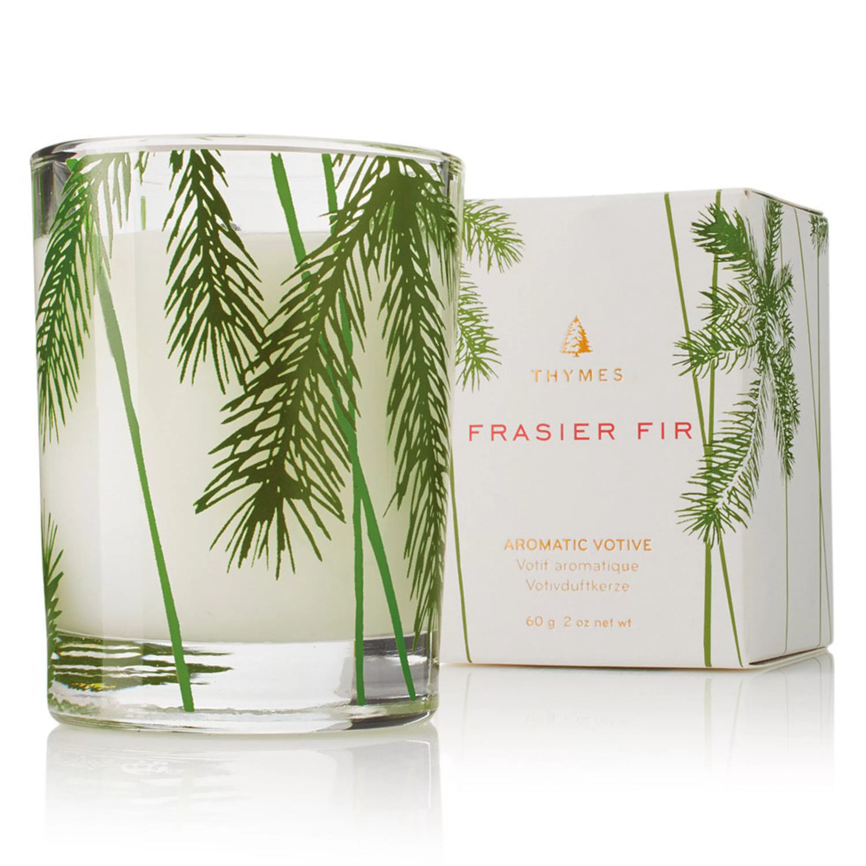 Cheap Thymes Frasier Fir Votive Candle Pine Needle