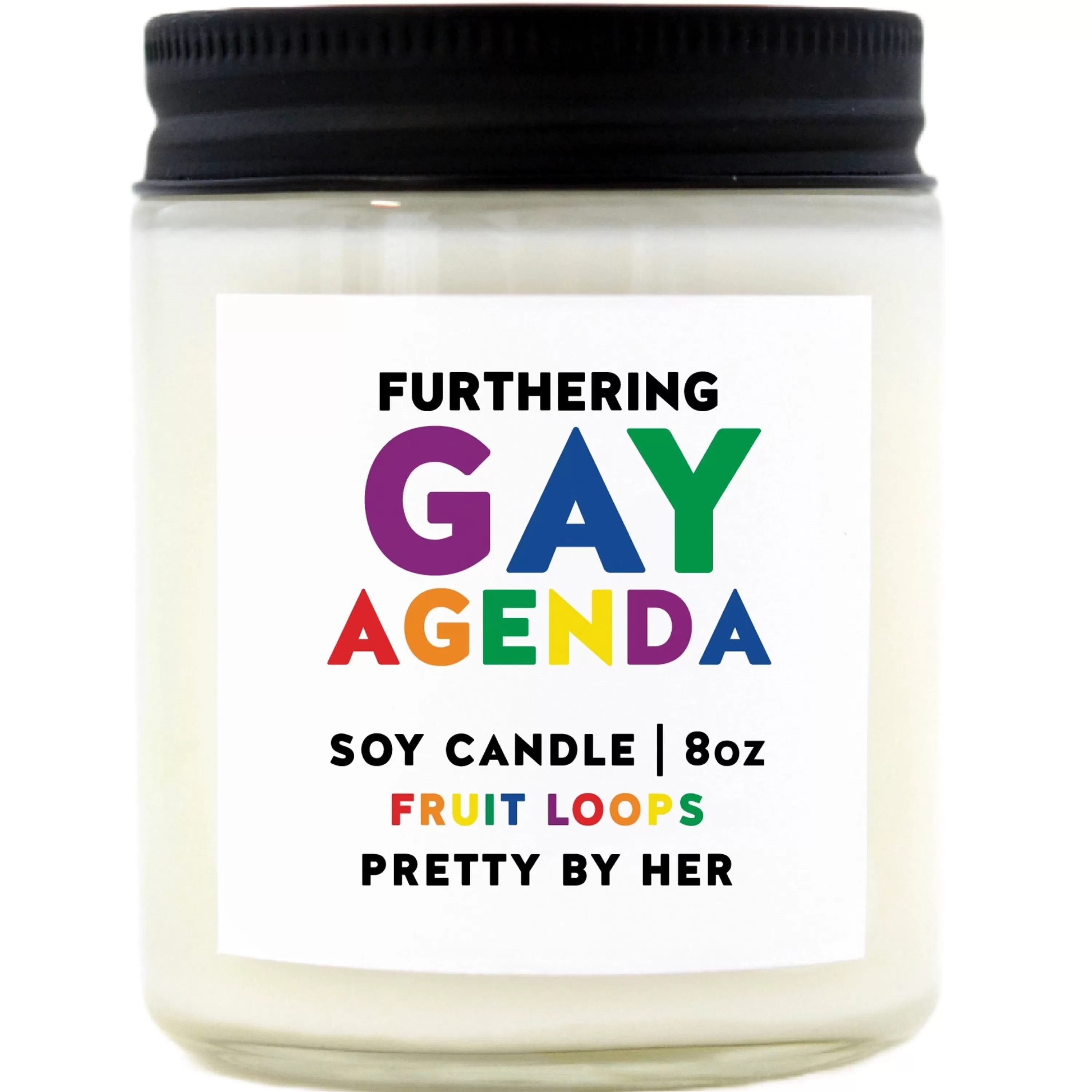 Outlet Pretty By Her Furthering Gay Agenda Soy Wax Candle