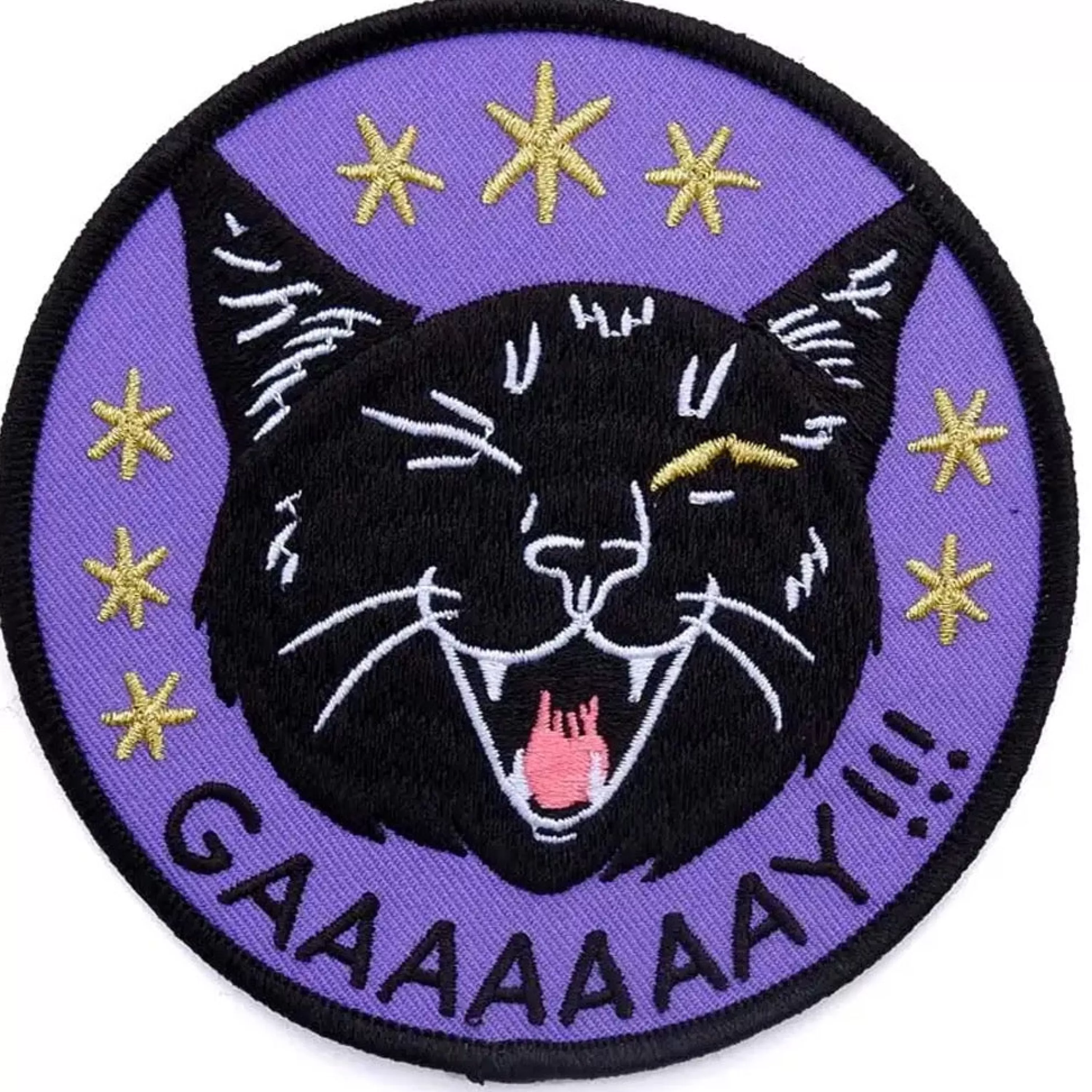 Store Cat Coven Gaaaaaay! (Cat) Embroidered Patch