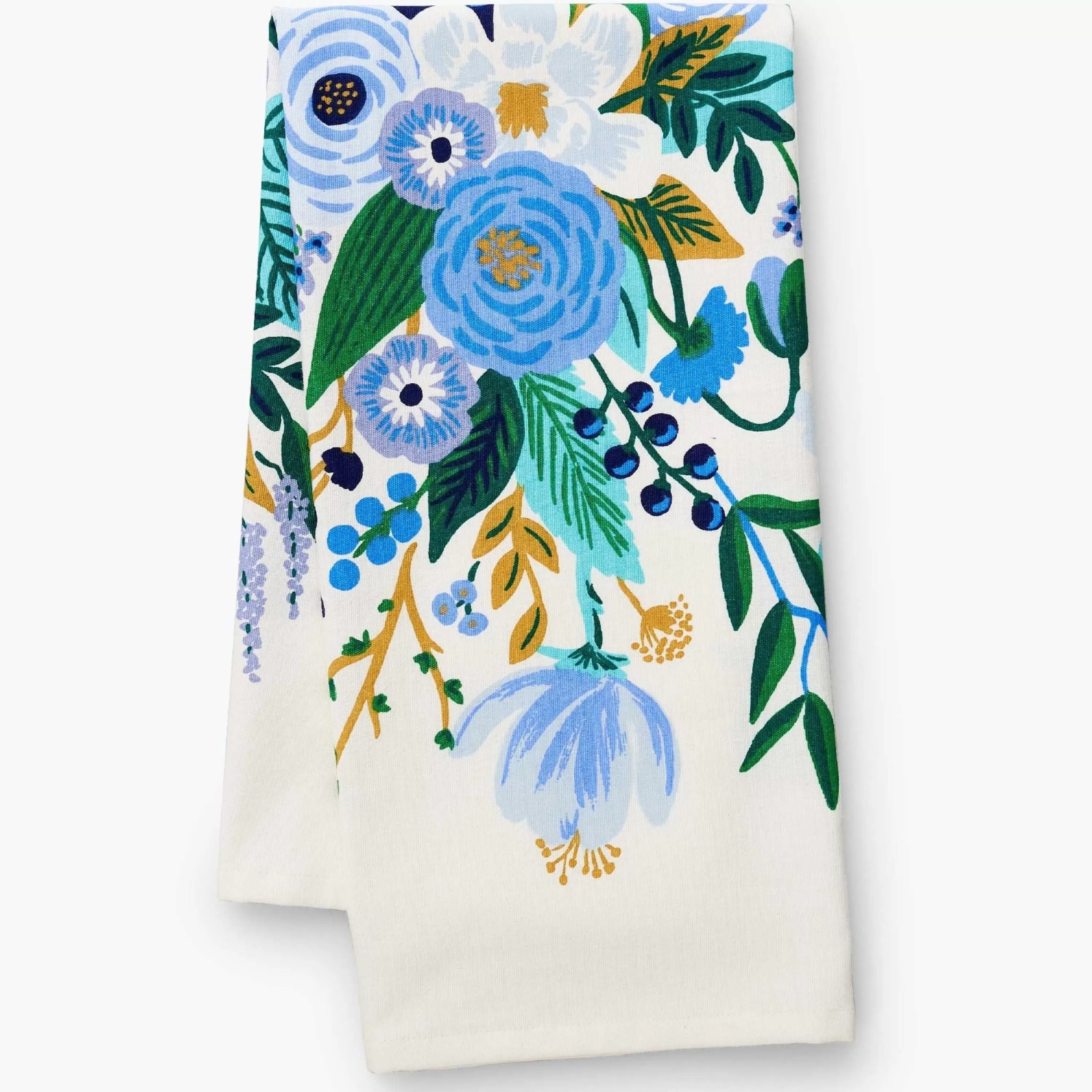 Flash Sale Rifle Paper Co. Garden Party Blue Tea Towel