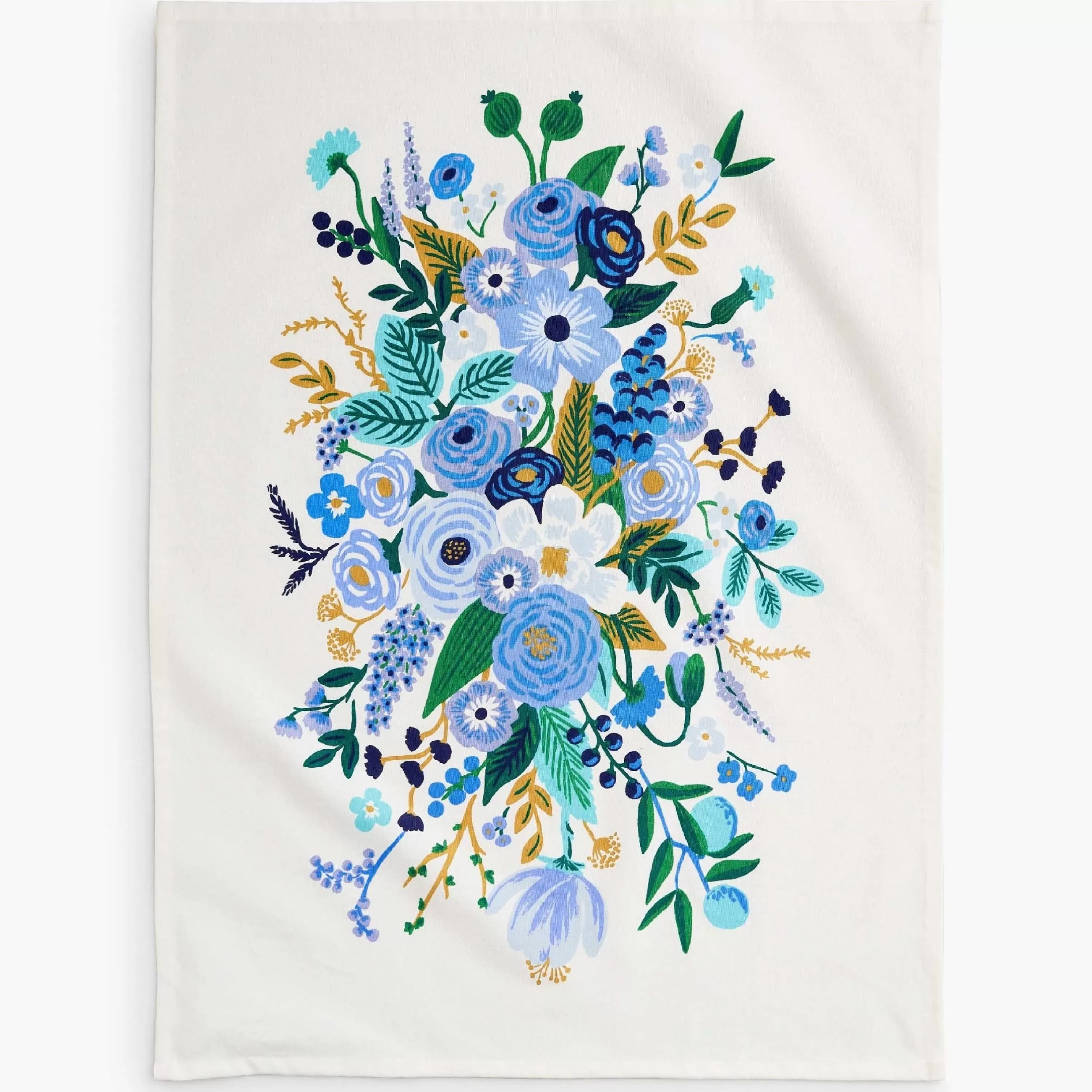 Flash Sale Rifle Paper Co. Garden Party Blue Tea Towel