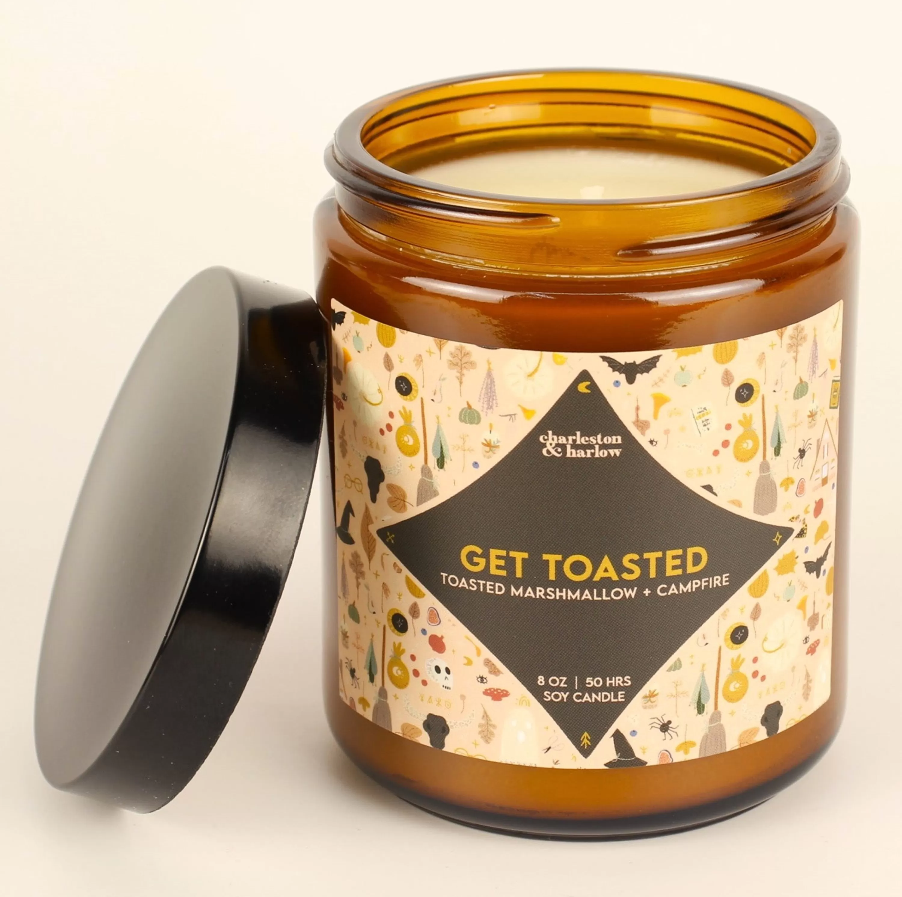 Discount Charleston & Harlow Candle Co. Get Toasted Soy Wax Candle