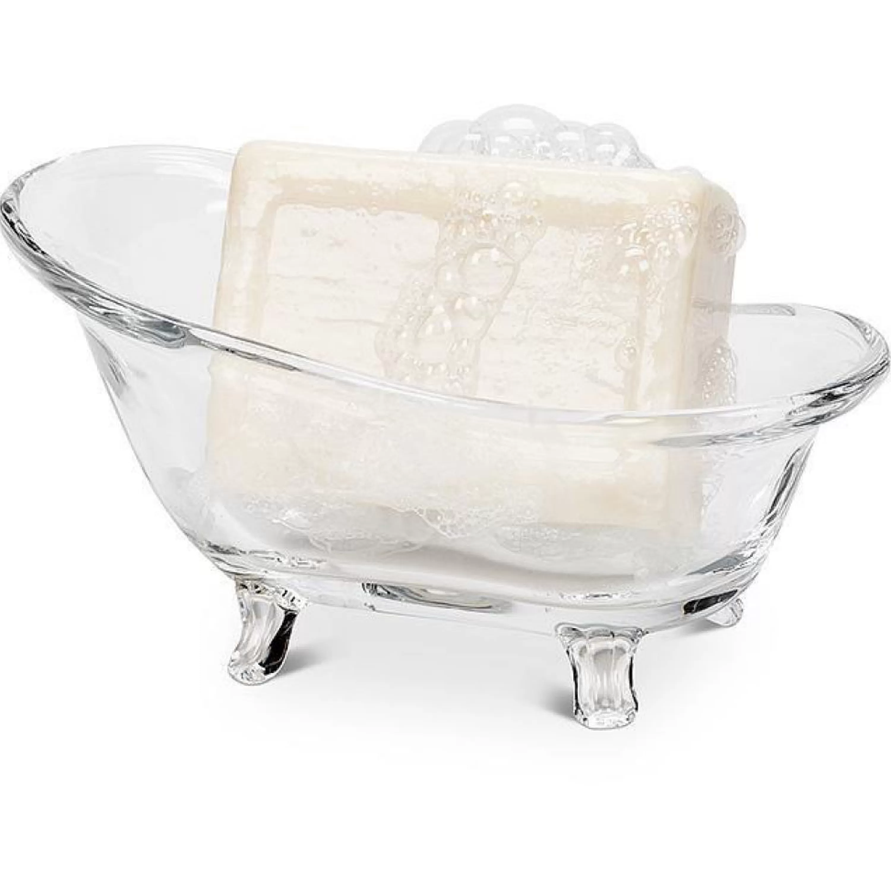 New Abbott Collection Glass Bathtub Soap Dish