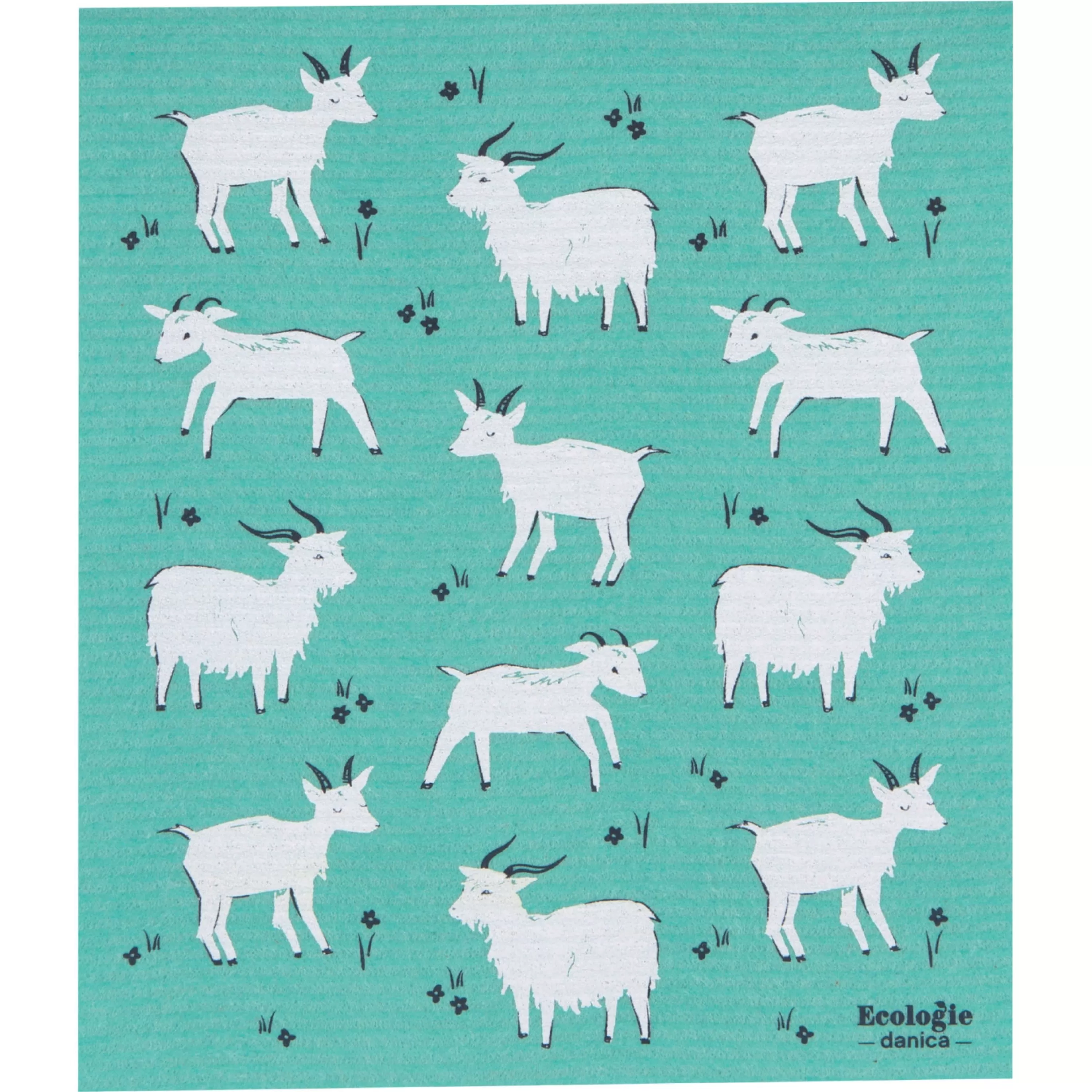 Hot Danica Goats Swedish Dish Towel