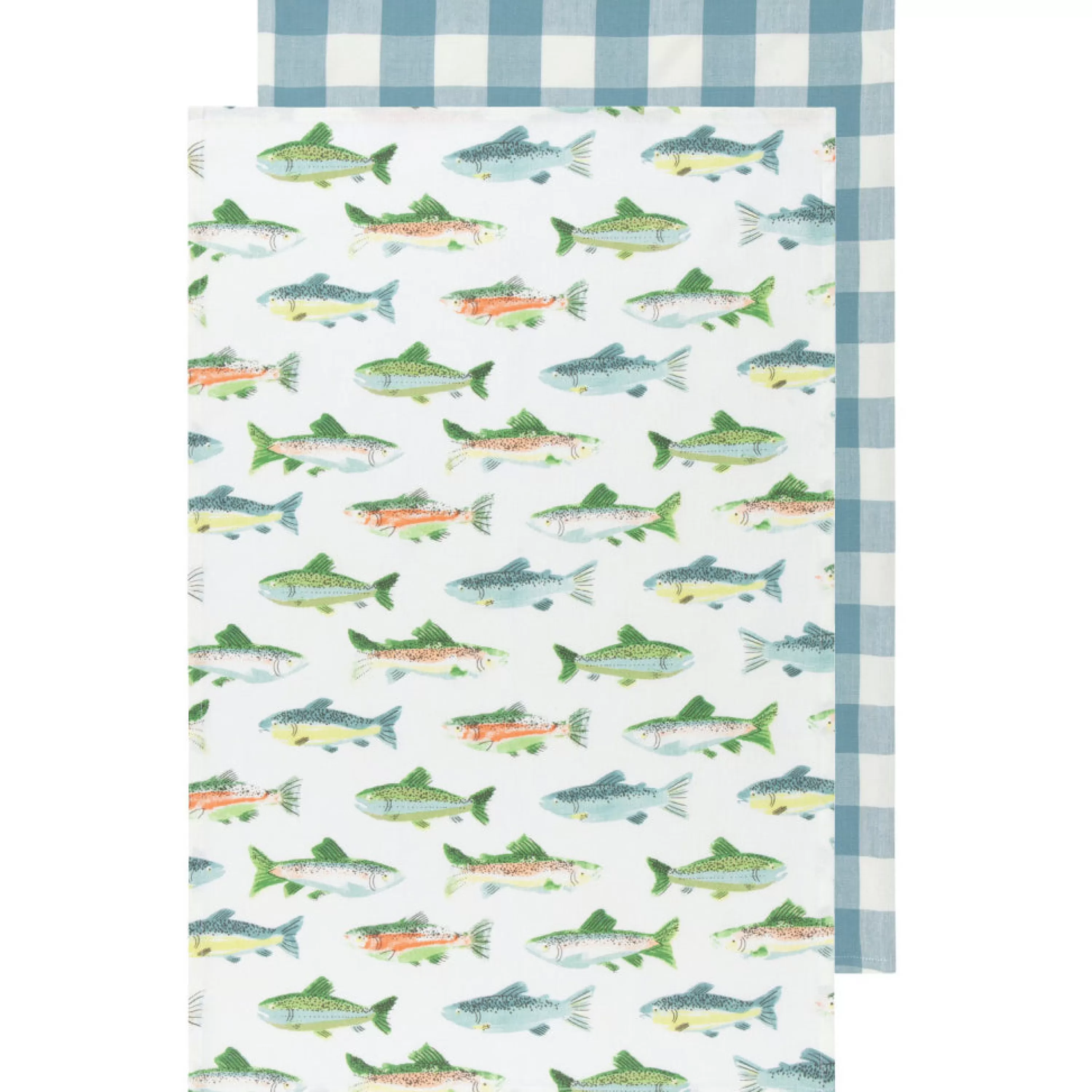 Fashion Danica Gone Fishin' Tea Towels Set Of 2