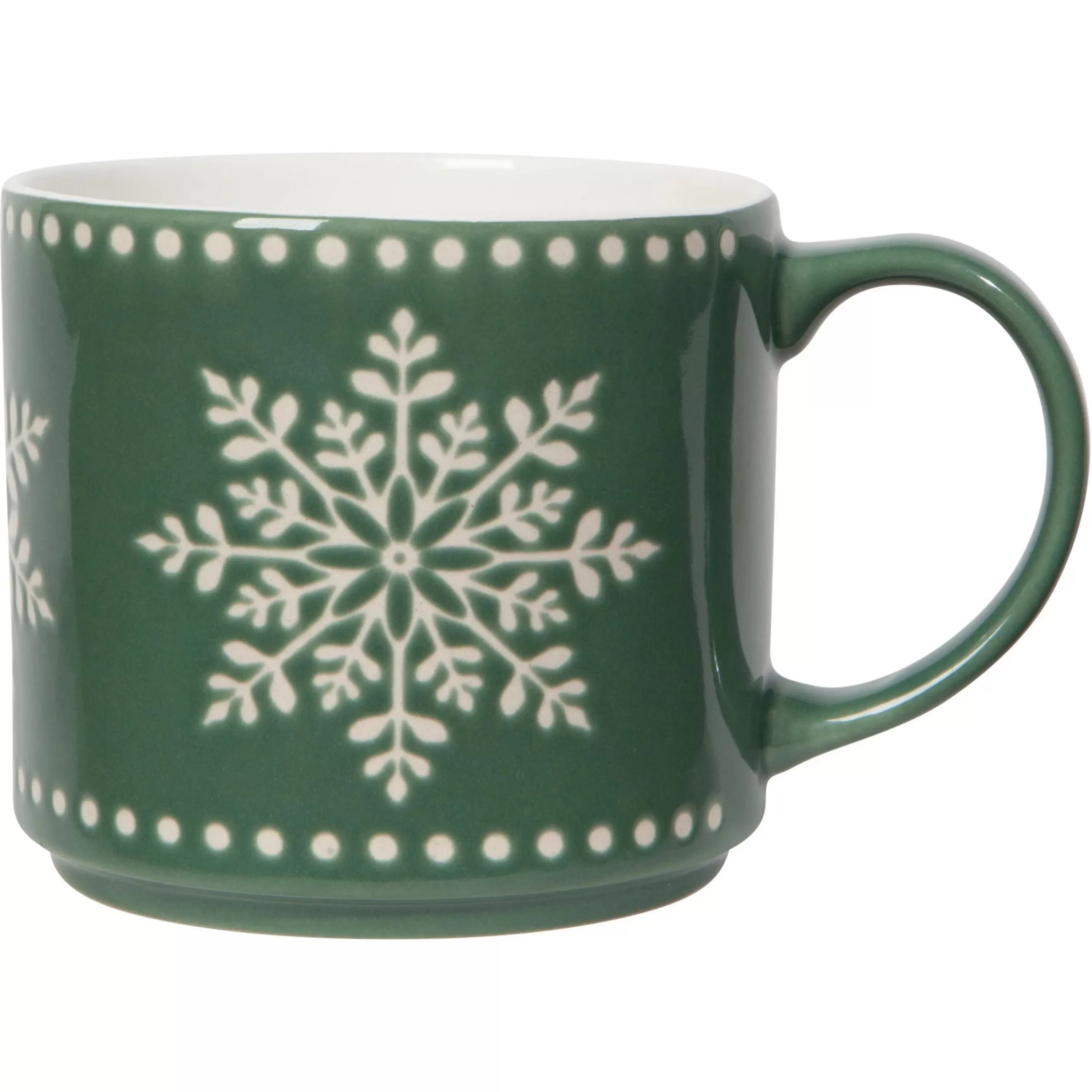 Danica Good Tidings Snowflake Stacking Mug