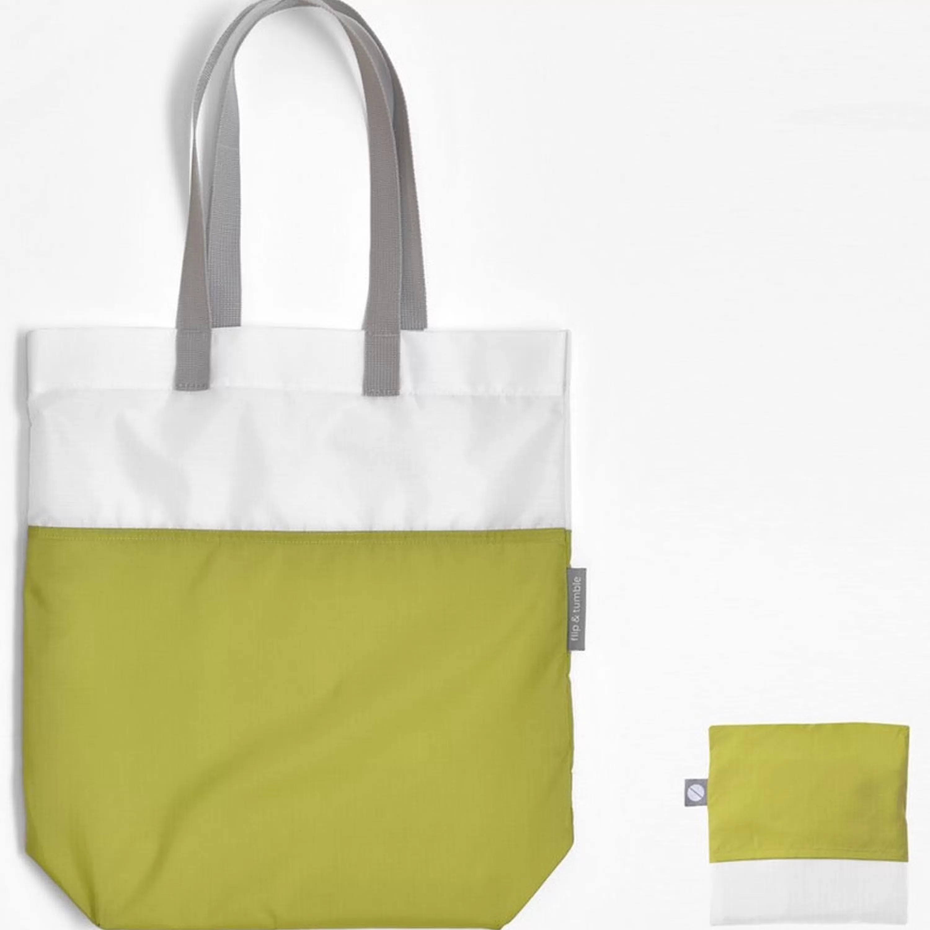 Shop flip & tumble Green Reusable Tote Bag