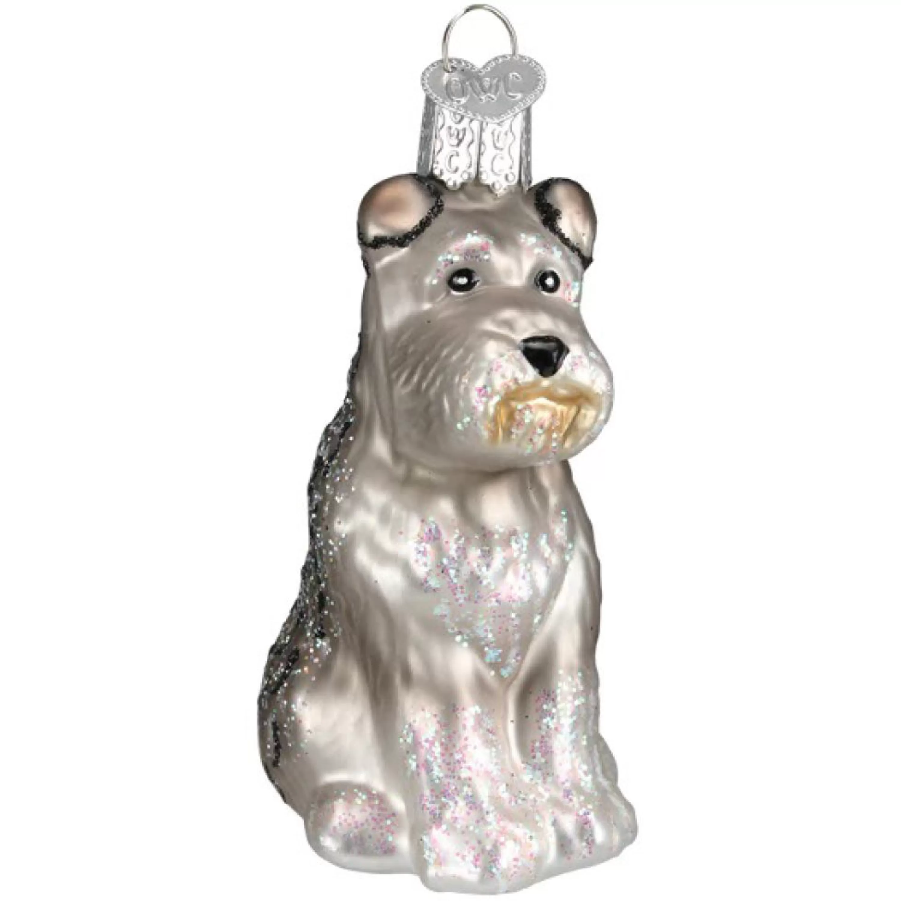 Old World Christmas Grey Schnauzer Ornament