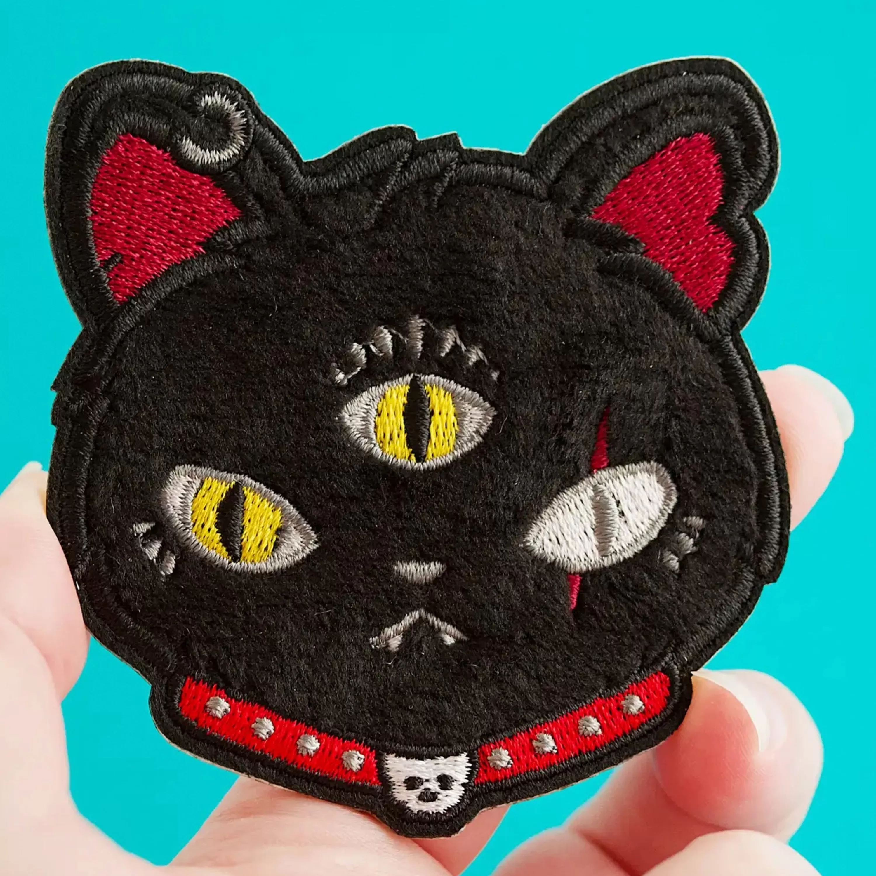 Cheap LuxCups Creative Gritty Kitty Patch